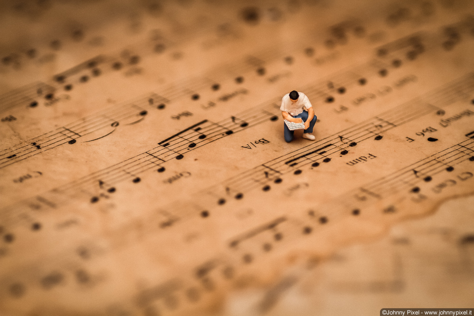 Spartito antico, Note musicali, Miniatura, Seppia, Full HD, sfondo desktop