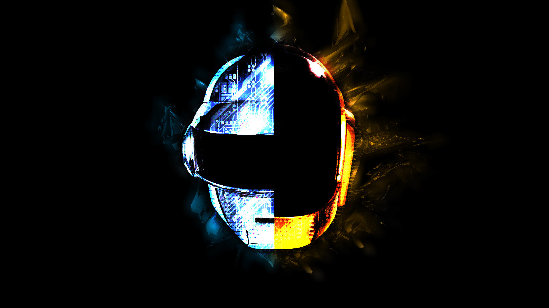 Daft Punk, Random Access Memories, Casco, Sfondo nero, Full HD, wallpaper per computer