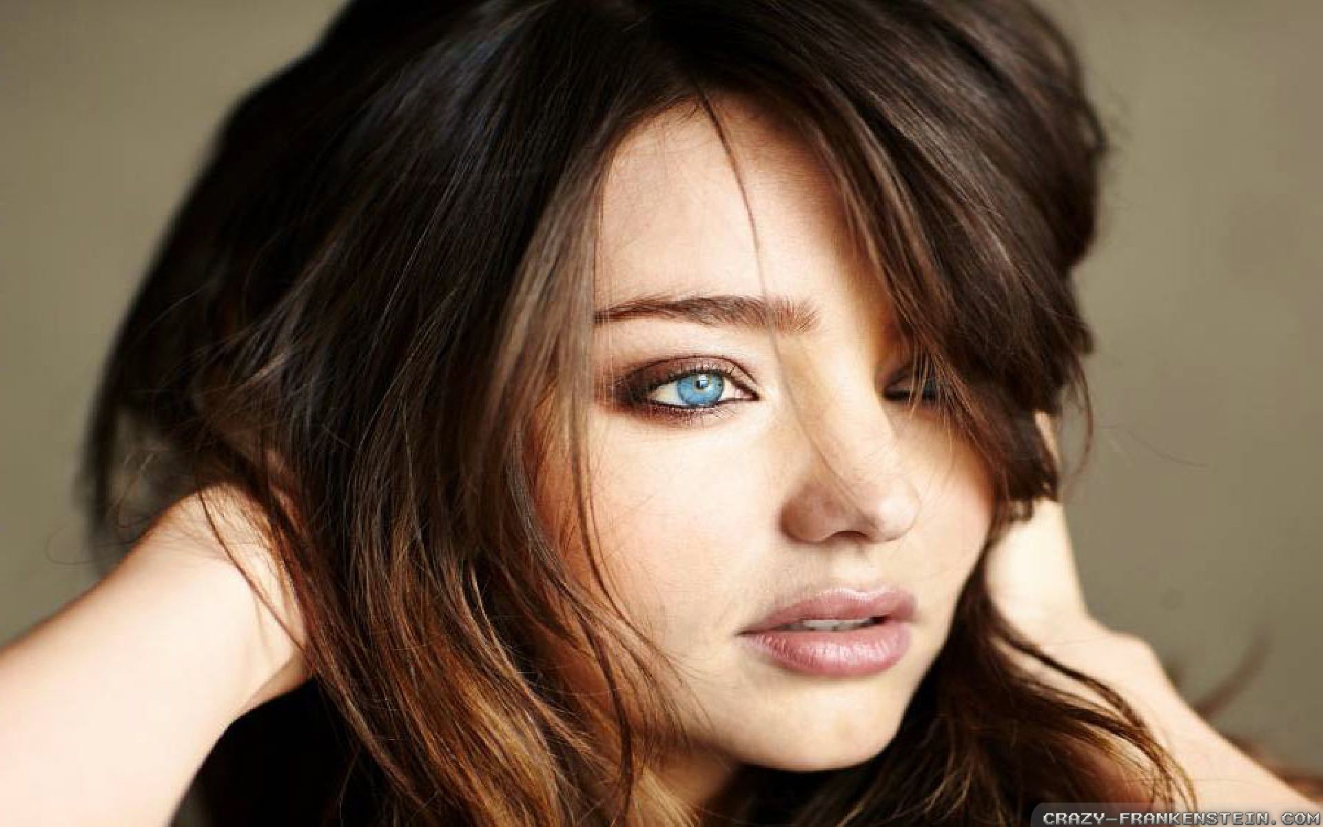 Miranda Kerr, Primo piano, Occhi azzurri, Ritratto, 1920x1200, sfondo per PC