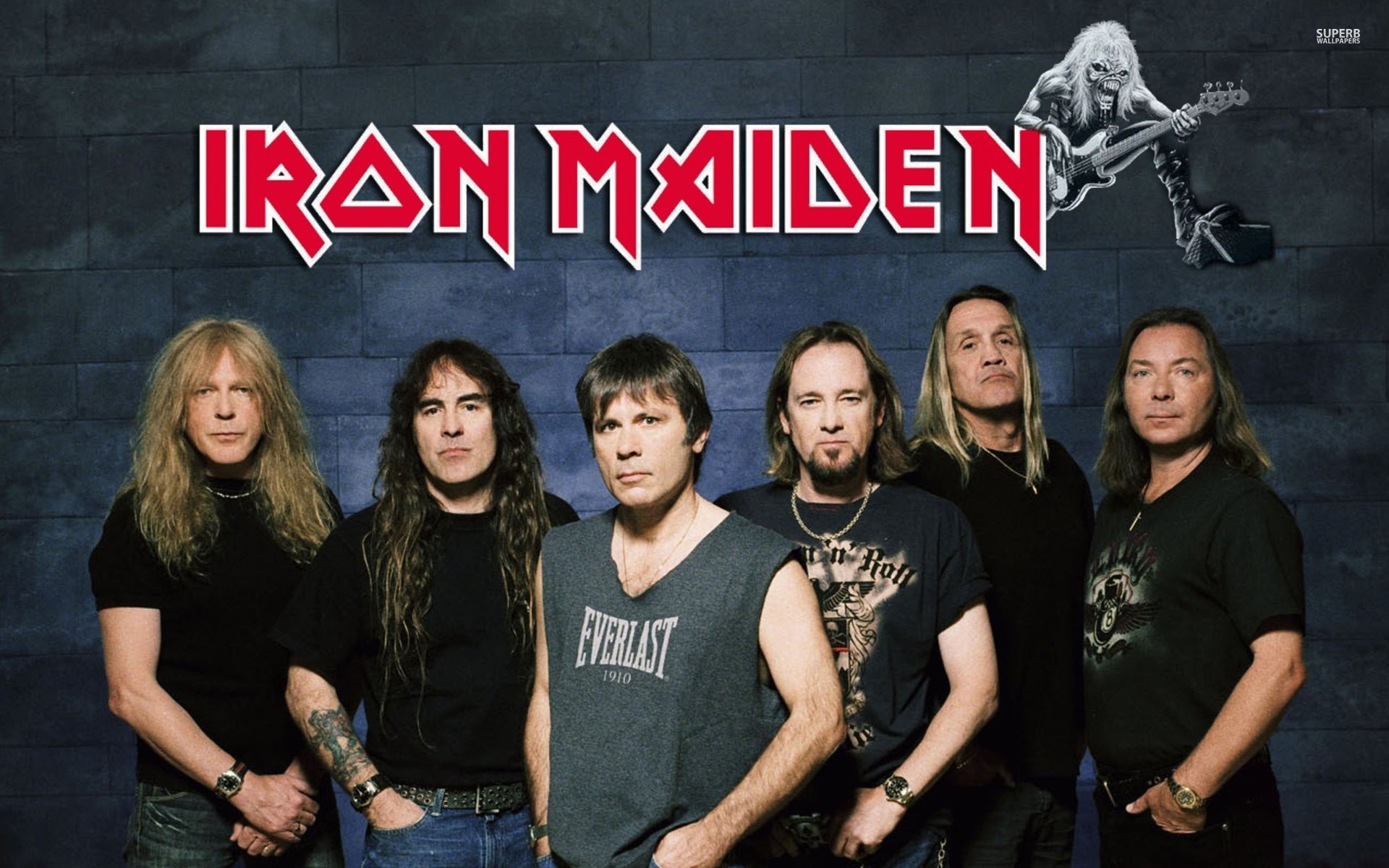 Iron Maiden, Bruce Dickinson, Steve Harris, Band, Logo, 1920x1200, immagine di sfondo