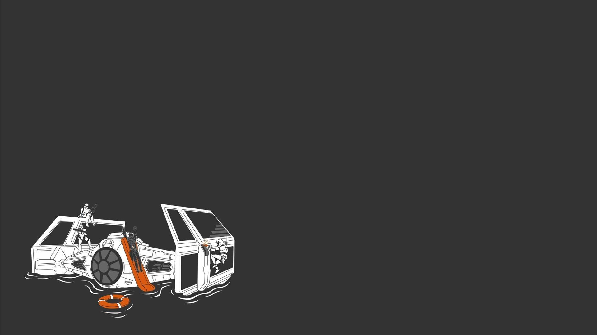 Millennium Falcon, Star Wars, Illustrazione, Grigio scuro, 16:9 Full HD, sfondo widescreen