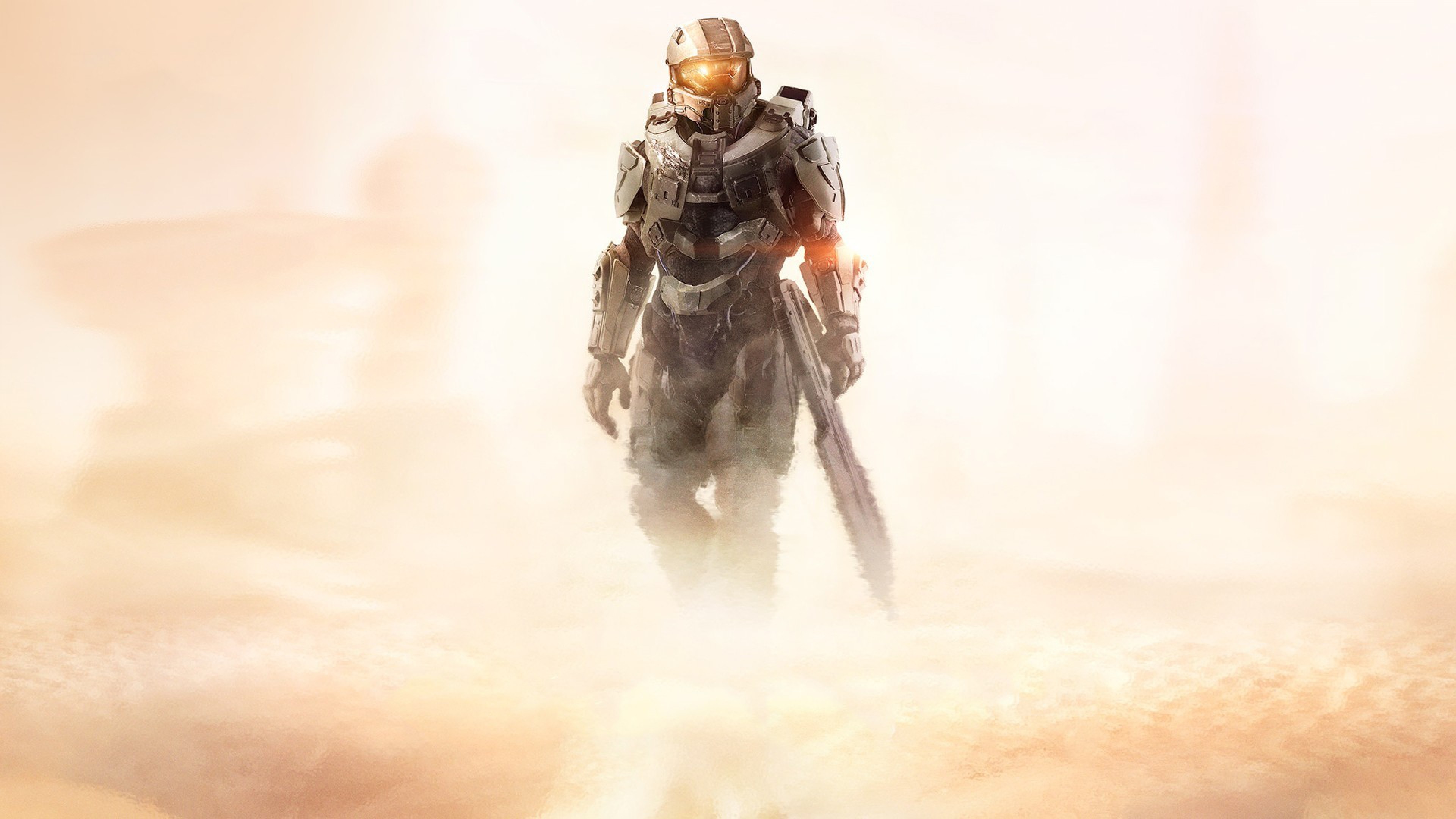 Master Chief, Halo 5: Guardians, Deserto, Tempesta di sabbia, 4K, sfondo per PC