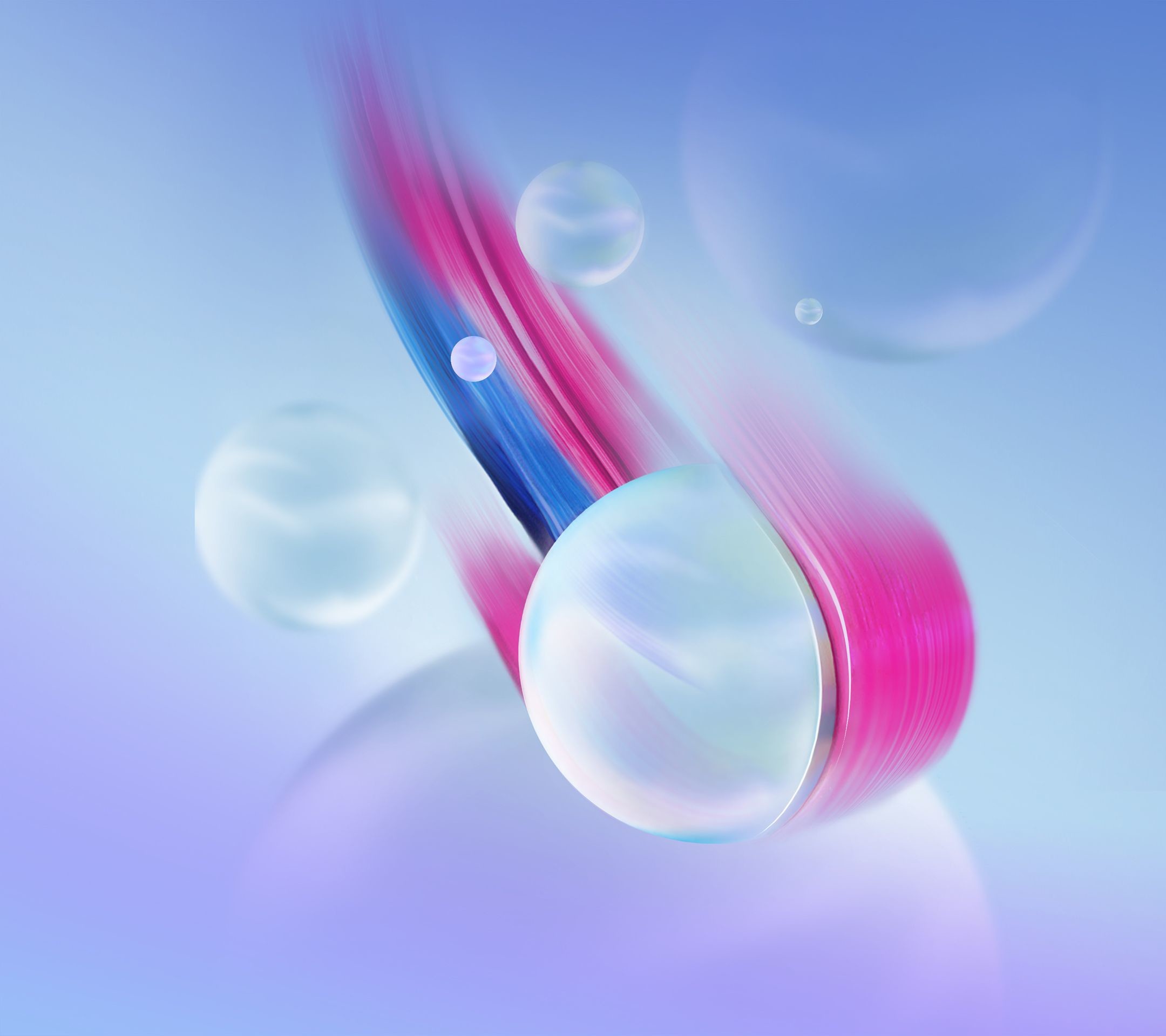 Bolle, Arte astratta, Pastello, sfondo Huawei Full HD