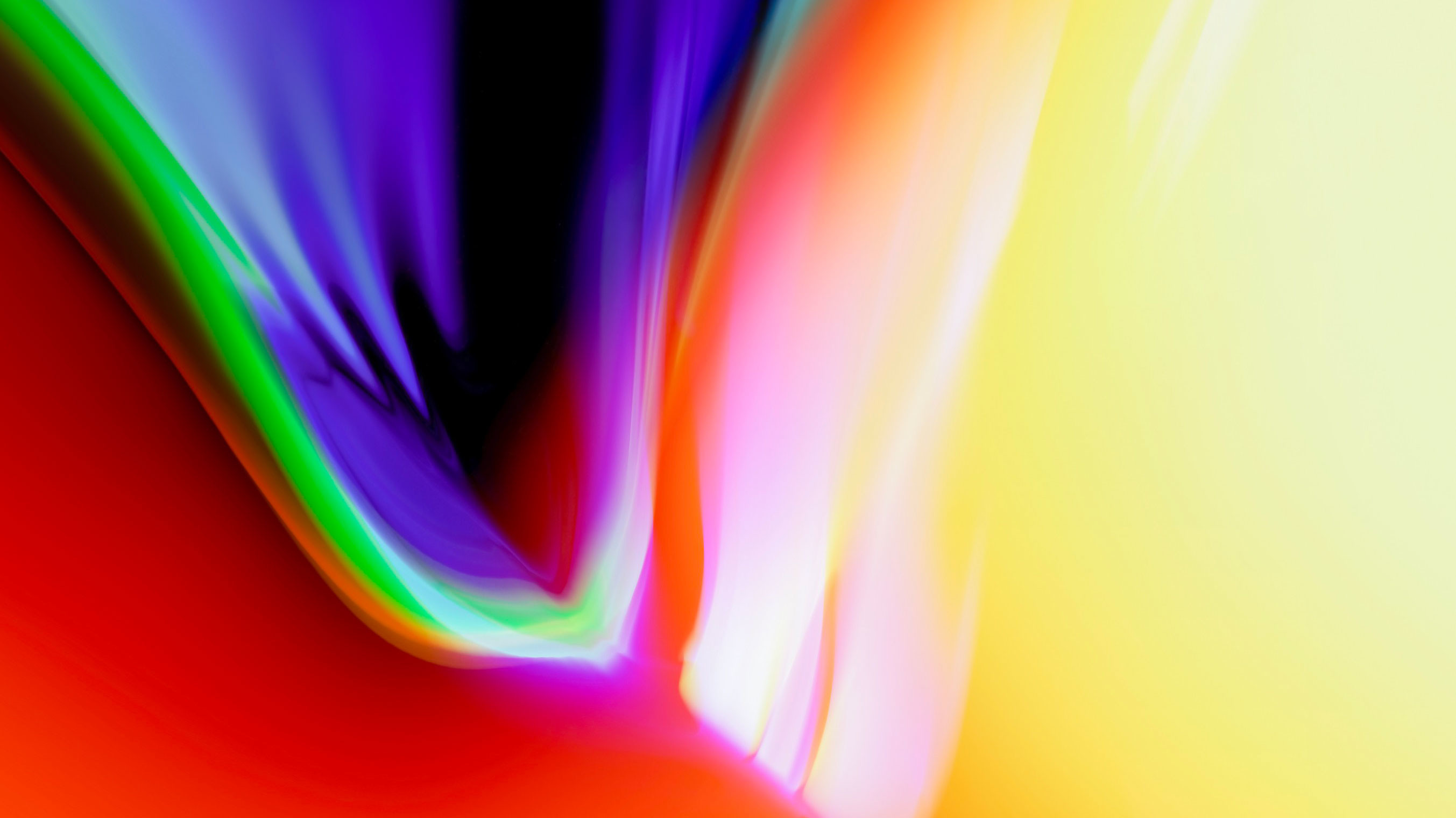 iPhone X, Onde colorate, Astratto, Rosso e giallo, 2K, sfondo desktop