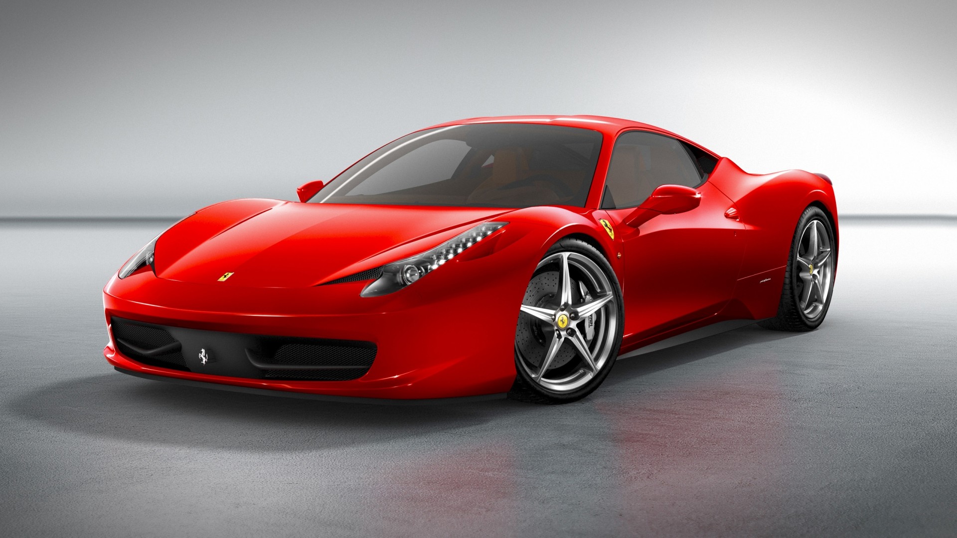 Ferrari 458 Italia, Ferrari, Supercar, Rosso, Full HD, wallpaper desktop