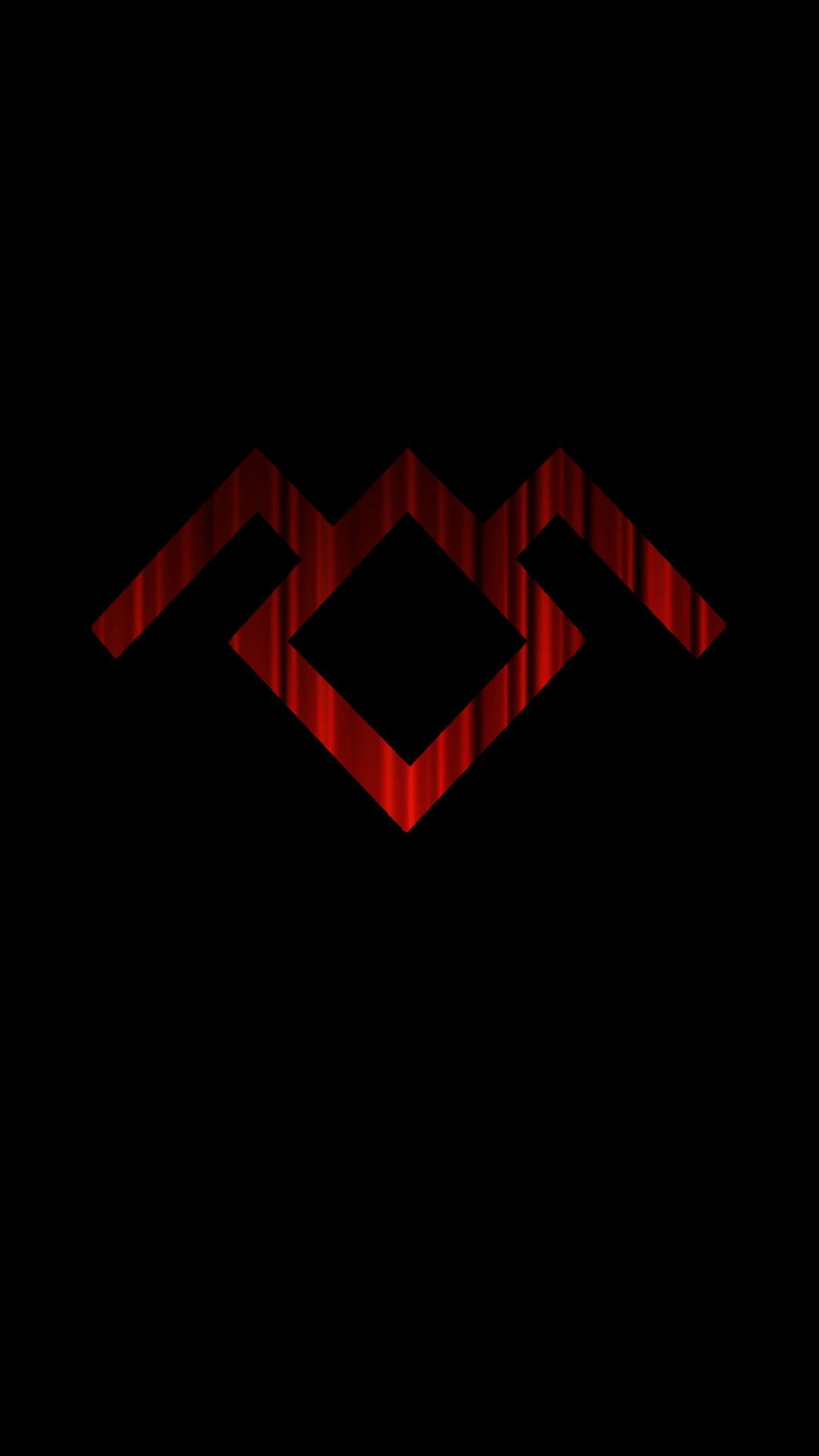 Twin Peaks, Simbolo Owl Cave, Sfondo nero, Minimalista, Full HD, schermata di blocco del cellulare