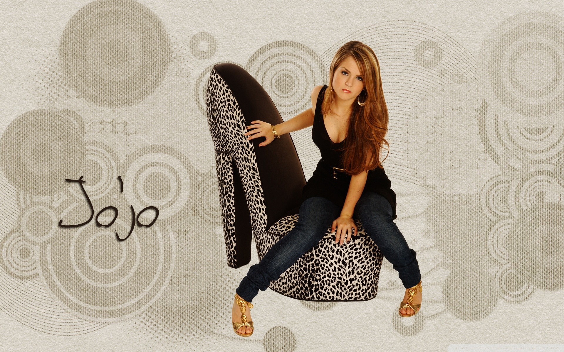 JoJo, Joanna Levesque, Firma, Poltrona, 1920x1200, sfondo MacBook Pro