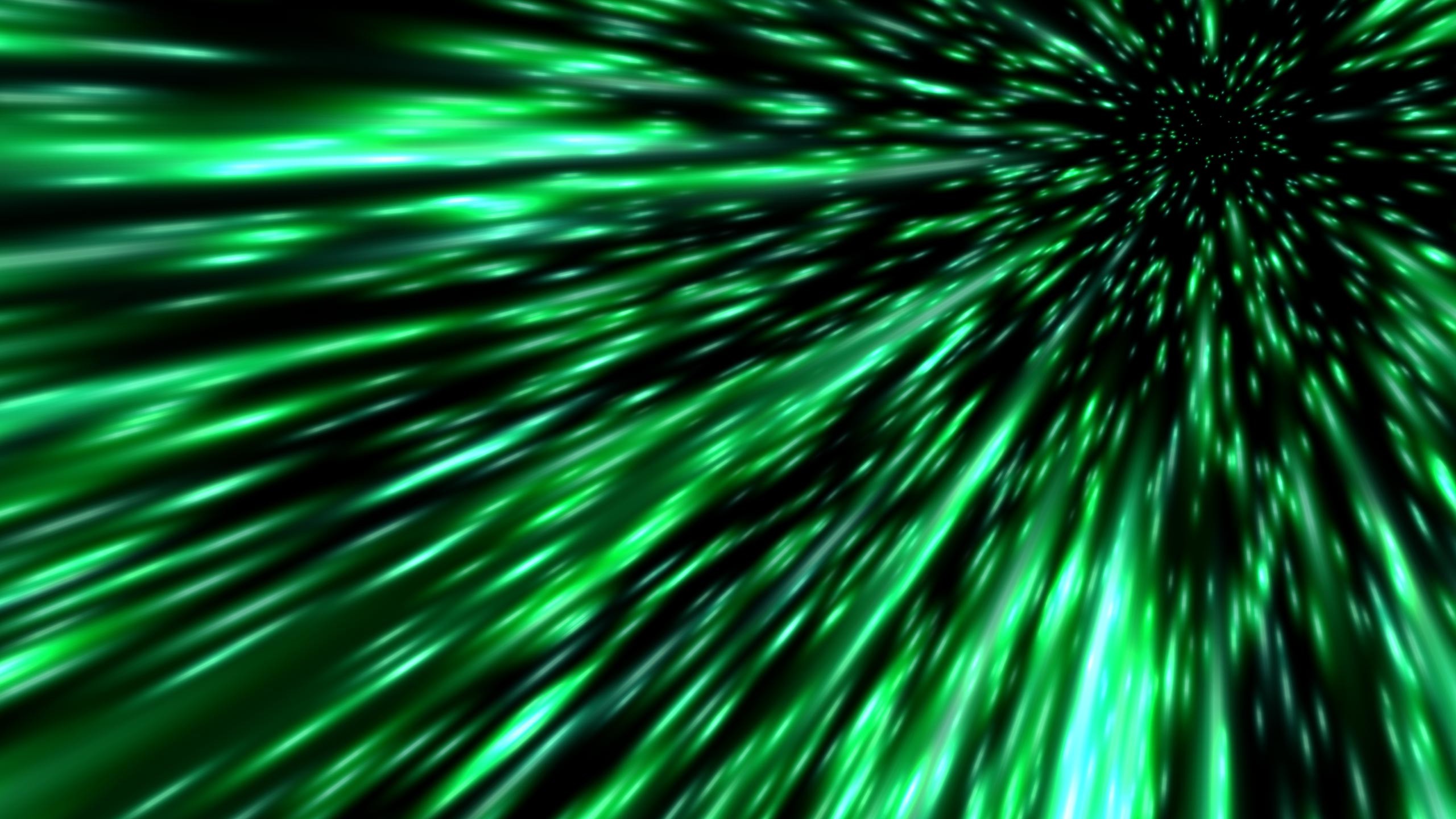 Velocità della luce, Tunnel, Astratto, Verde, 16:9 2K, sfondo widescreen