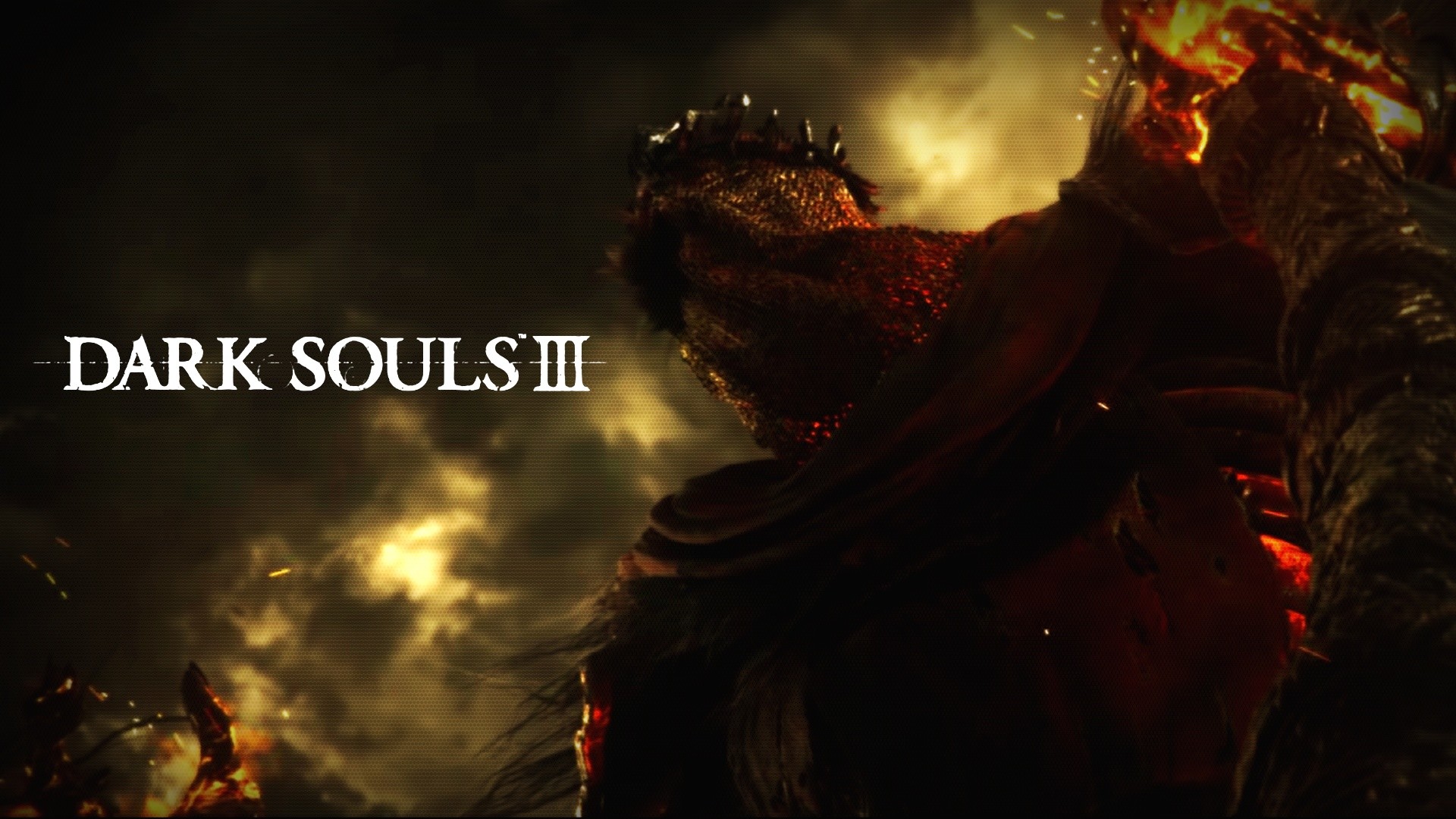 Senza Luce, Dark Souls III, Logo, Braci, Full HD, sfondo per PC
