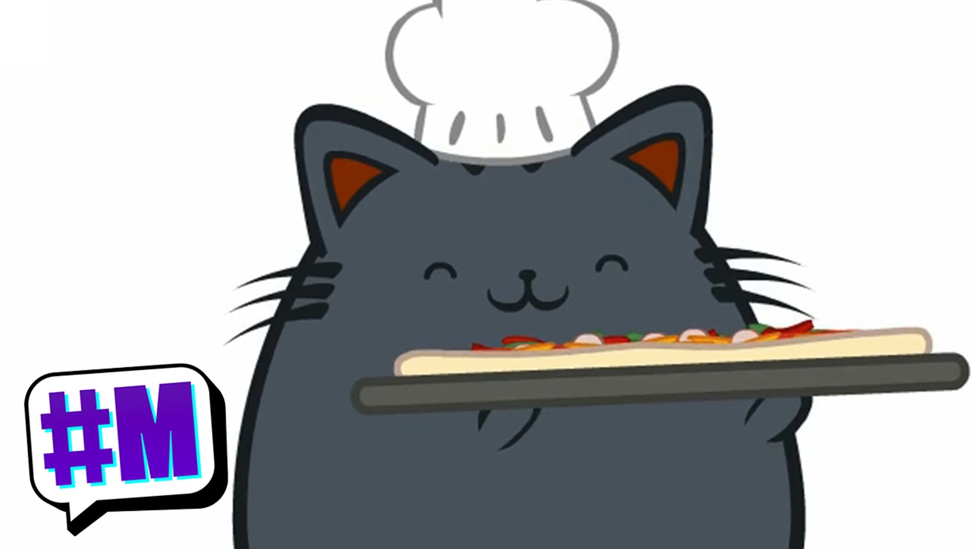Pusheen, Pizza, Cappello da chef, 1920x1080, immagine di sfondo