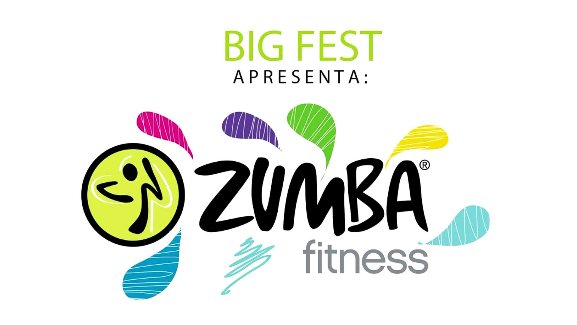 Zumba Fitness, Big Fest, Logo, Sfondo bianco, 1920x1080, wallpaper desktop