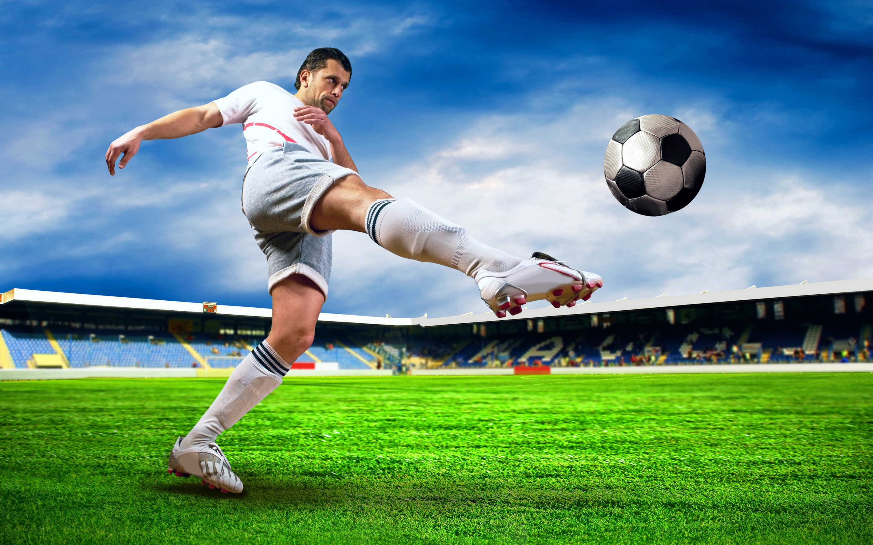 Calciatore, Pallone, Stadio, Calcio, 2K, sfondo desktop