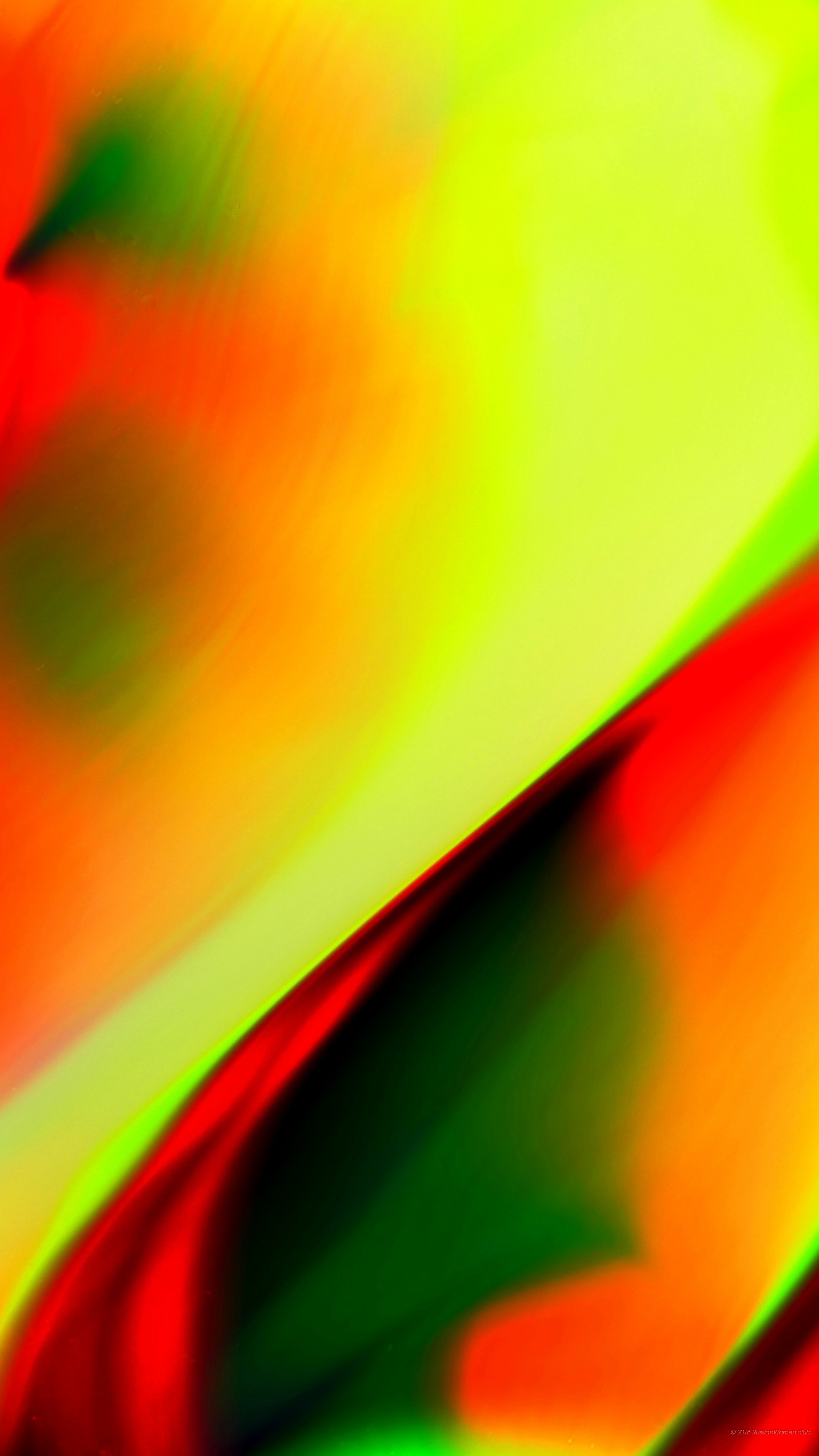 Astratto, Verde, Rosso, Giallo, QHD+, sfondo per cellulare