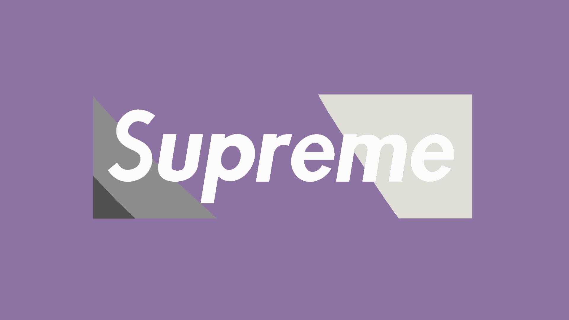 Logo Supreme, Supreme, Viola, Grafica geometrica, Full HD, sfondo per PC
