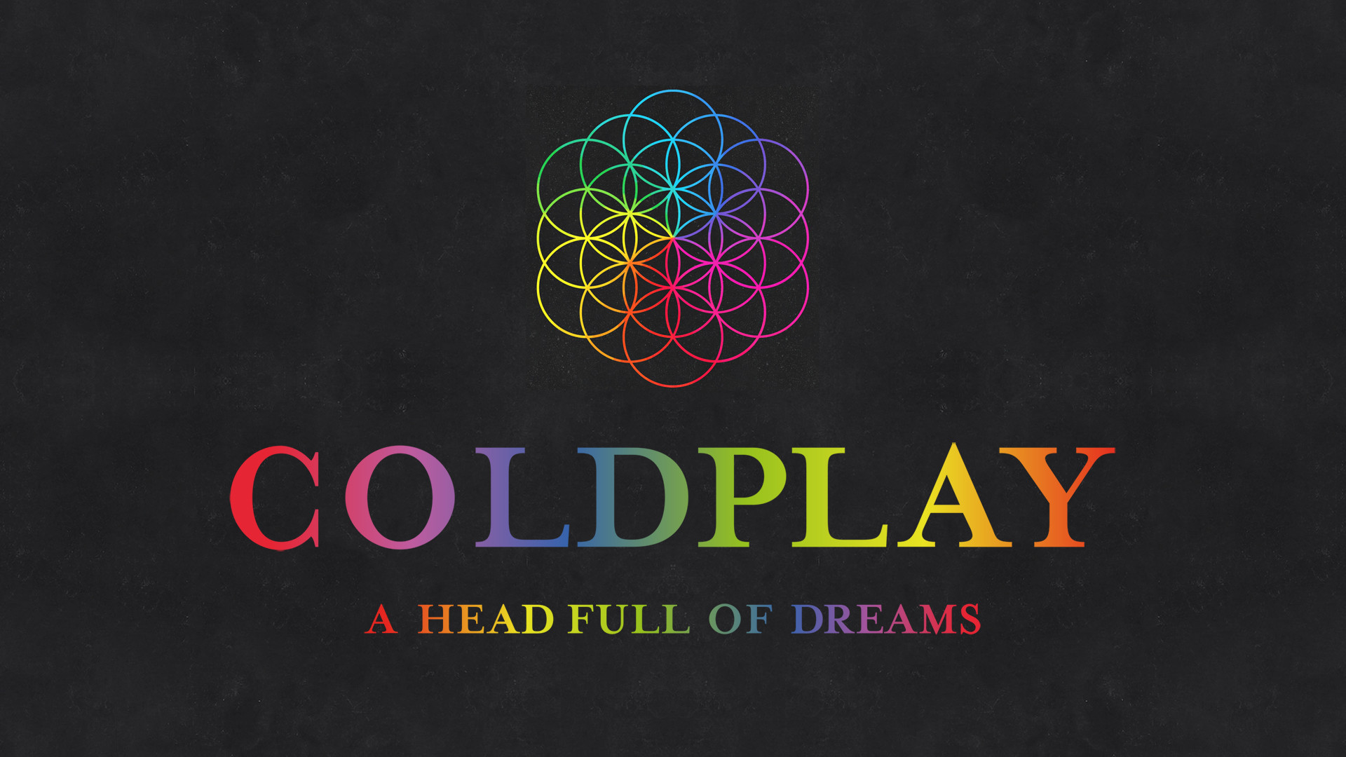 A Head Full of Dreams, Coldplay, Fiore della vita, Logo, Arcobaleno, sfondo Full HD per portatile
