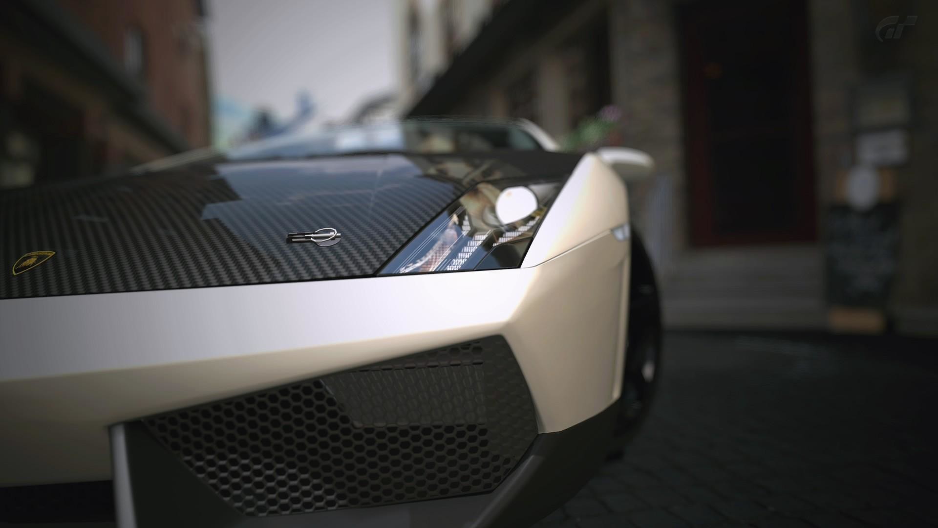 Lamborghini Gallardo, Cofano in carbonio, Supercar, Strada, Full HD 1080p, sfondo desktop