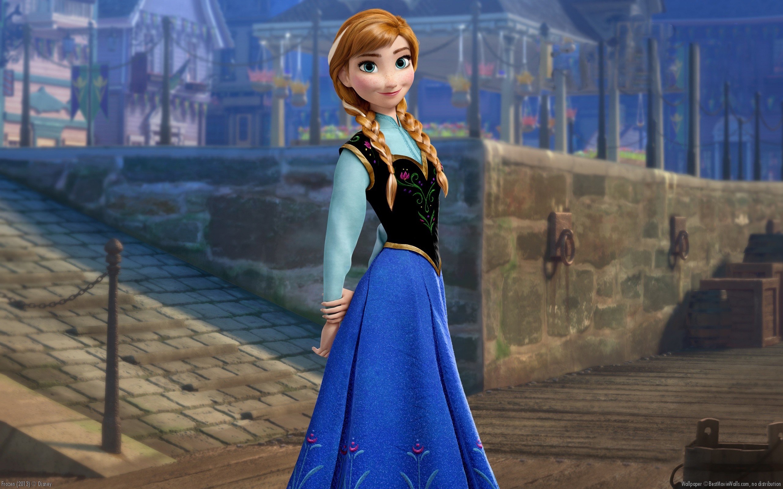 Anna, Arendelle, Castello, Frozen - Il regno di ghiaccio, 2K, sfondo per PC