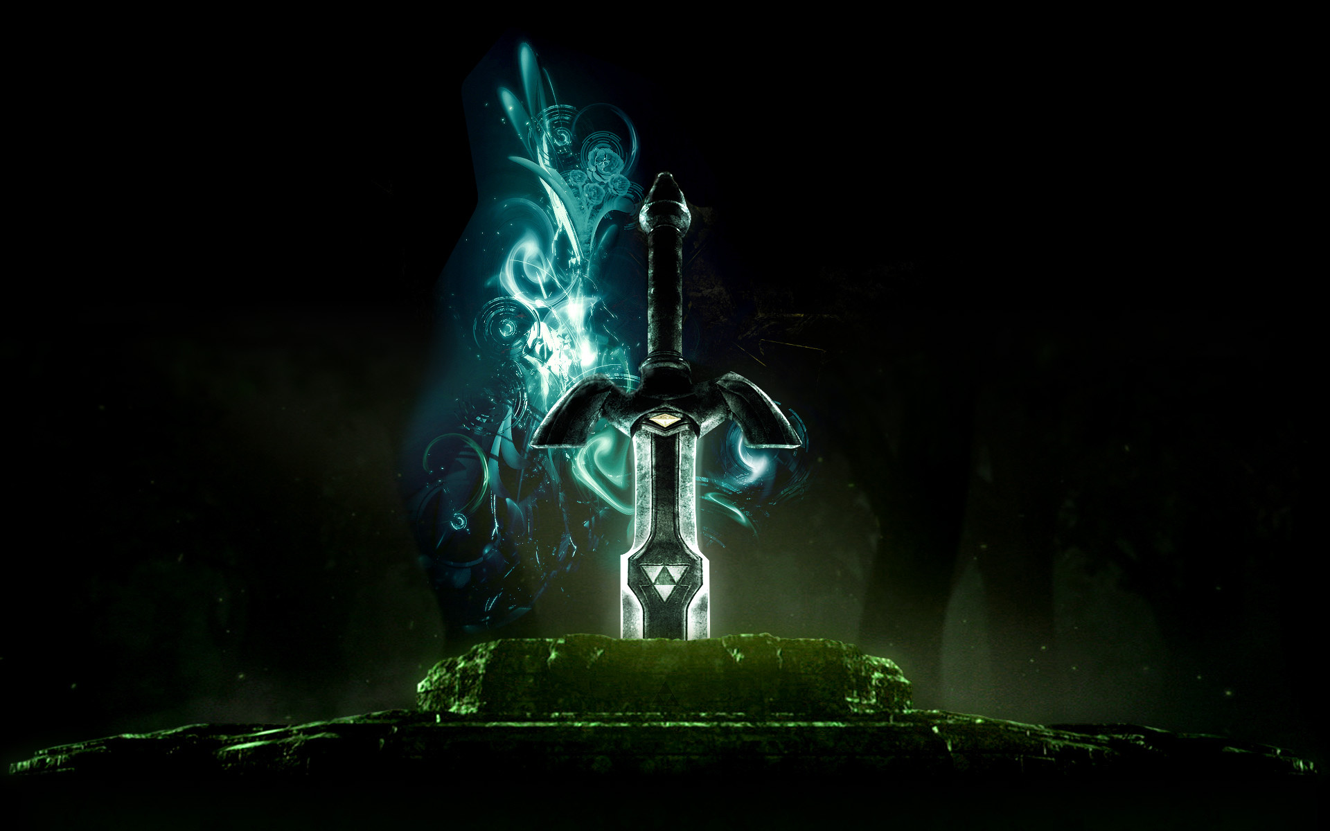 The Legend of Zelda, Master Sword, Spada, Verde, 16:10 Full HD, sfondo widescreen