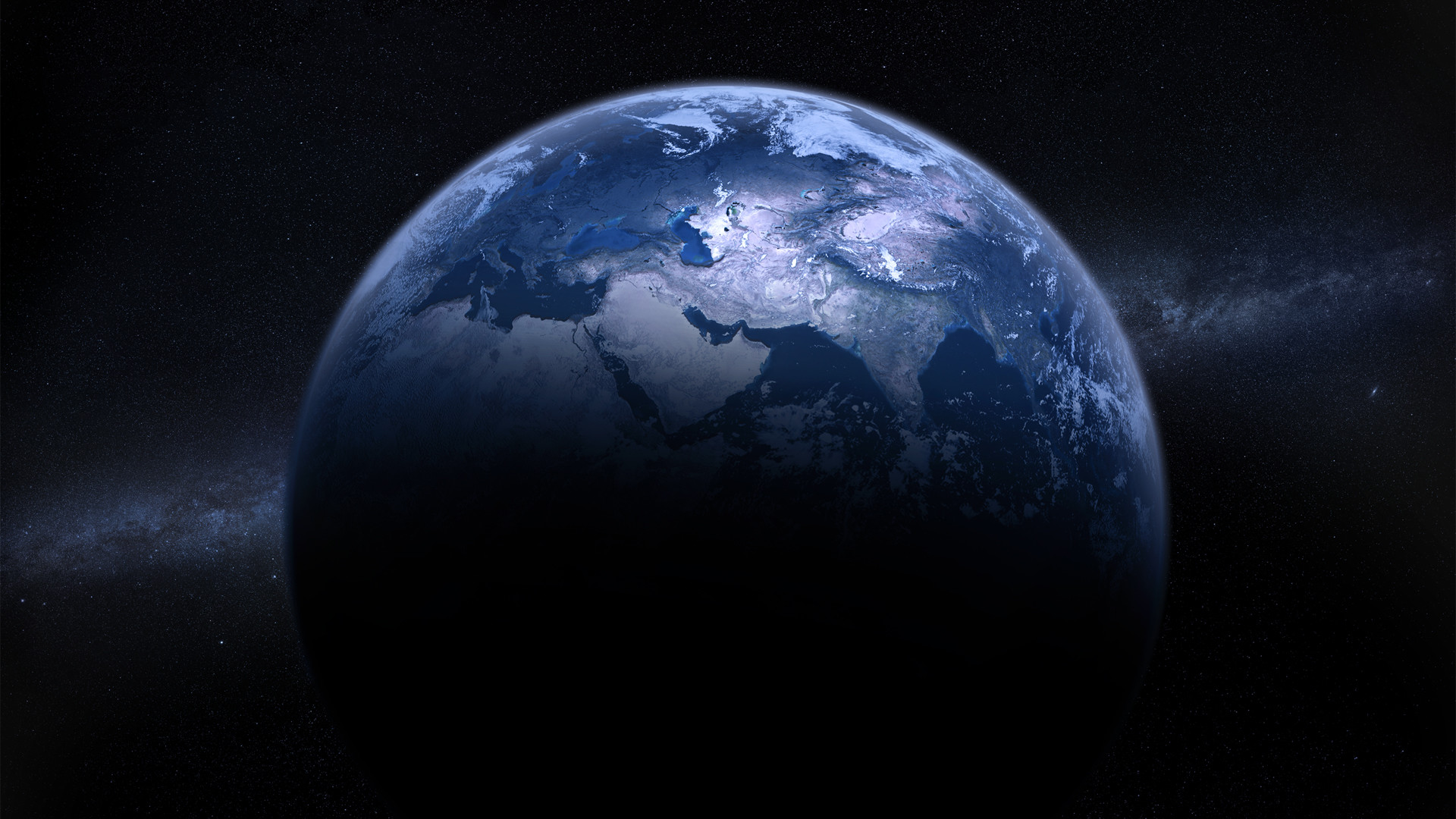 Terra, Pianeta, Spazio, Via Lattea, Full HD, sfondo per PC