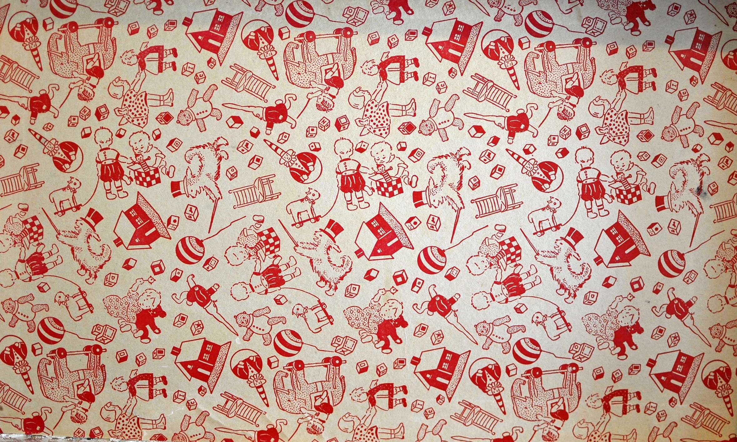 Motivo ripetuto, Disegni, Rosso e bianco, Retrò, Full HD, sfondo per PC e portatile