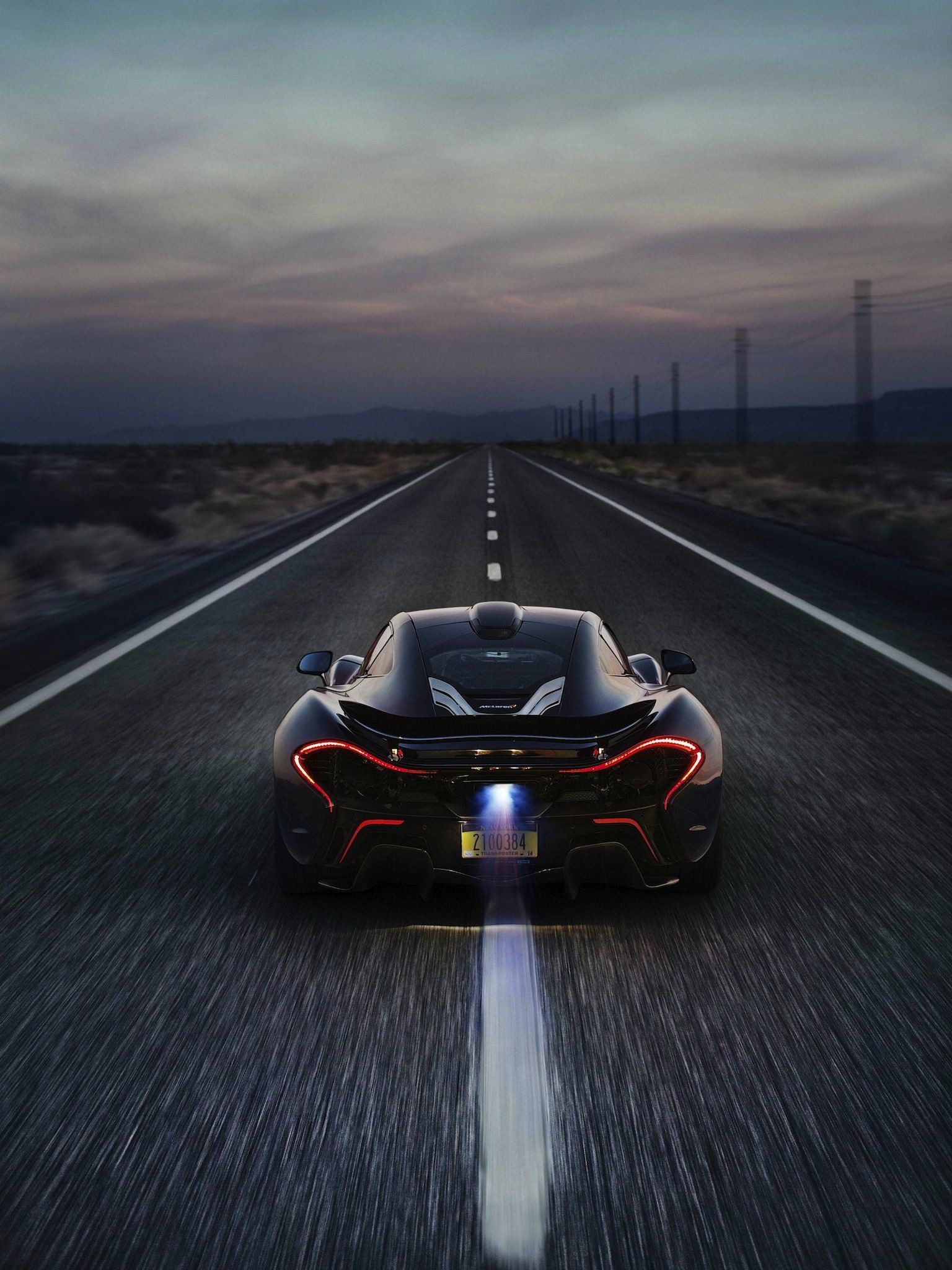 McLaren P1, Supercar, Strada, Velocità, QHD+, sfondo iPhone 16