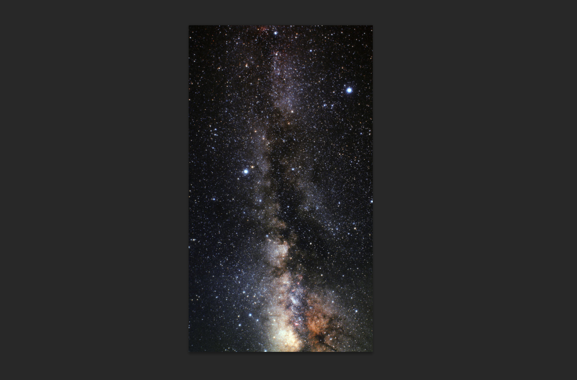 Via Lattea, Cielo stellato, Sfondo grigio, wallpaper iPhone 5
