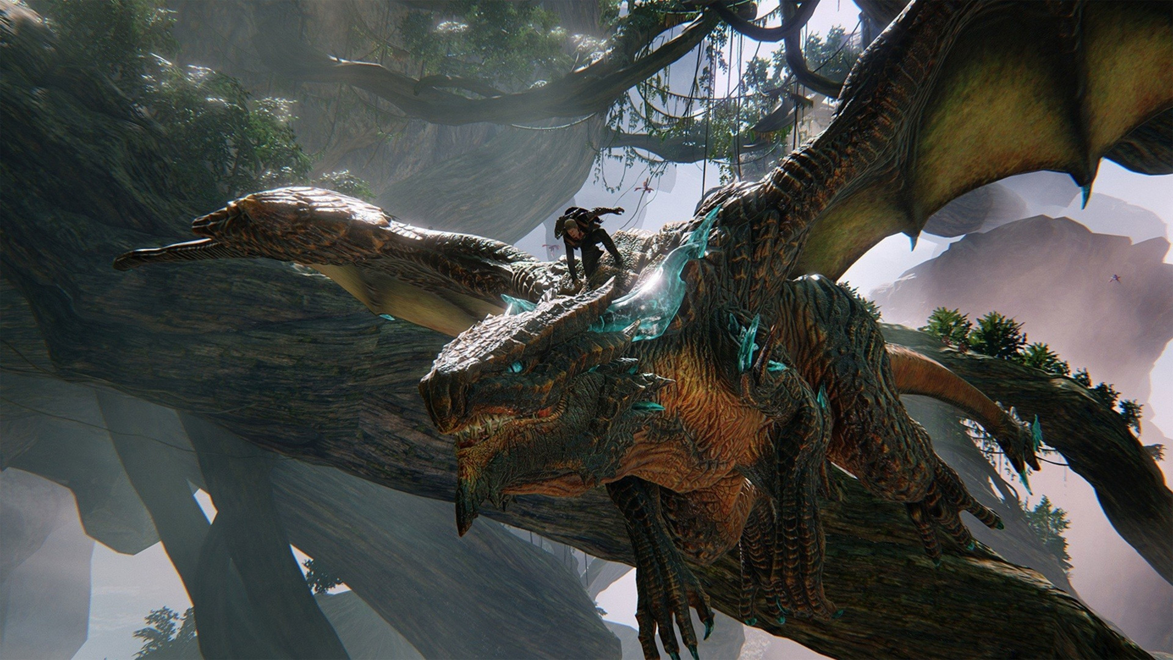 Drago, Scalebound, Fantasy, Foresta, Videogioco, 4K, wallpaper desktop