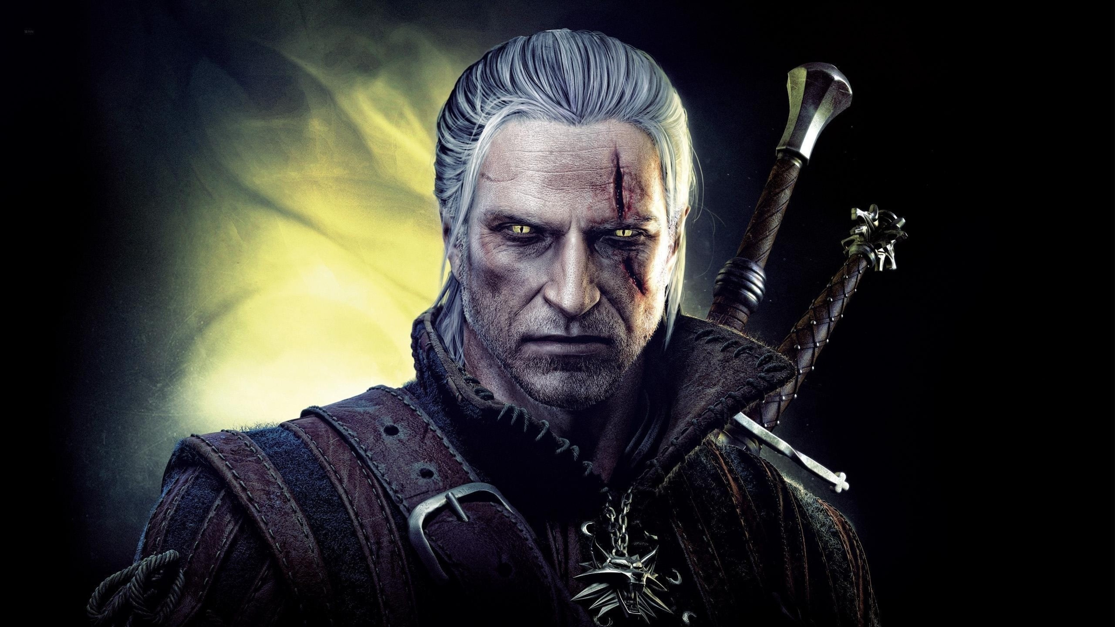 Geralt di Rivia, The Witcher 2: Assassins of Kings, The Witcher, Ritratto, sfondo 4K per portatile