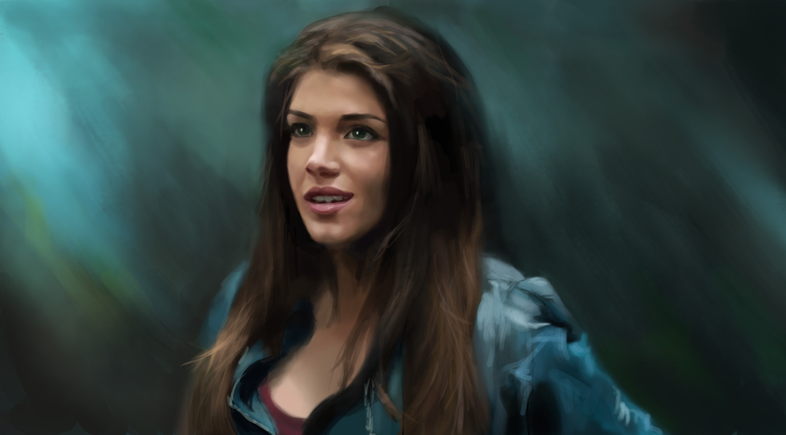 Marie Avgeropoulos, Octavia Blake, The 100, Ritratto, Full HD, wallpaper per PC