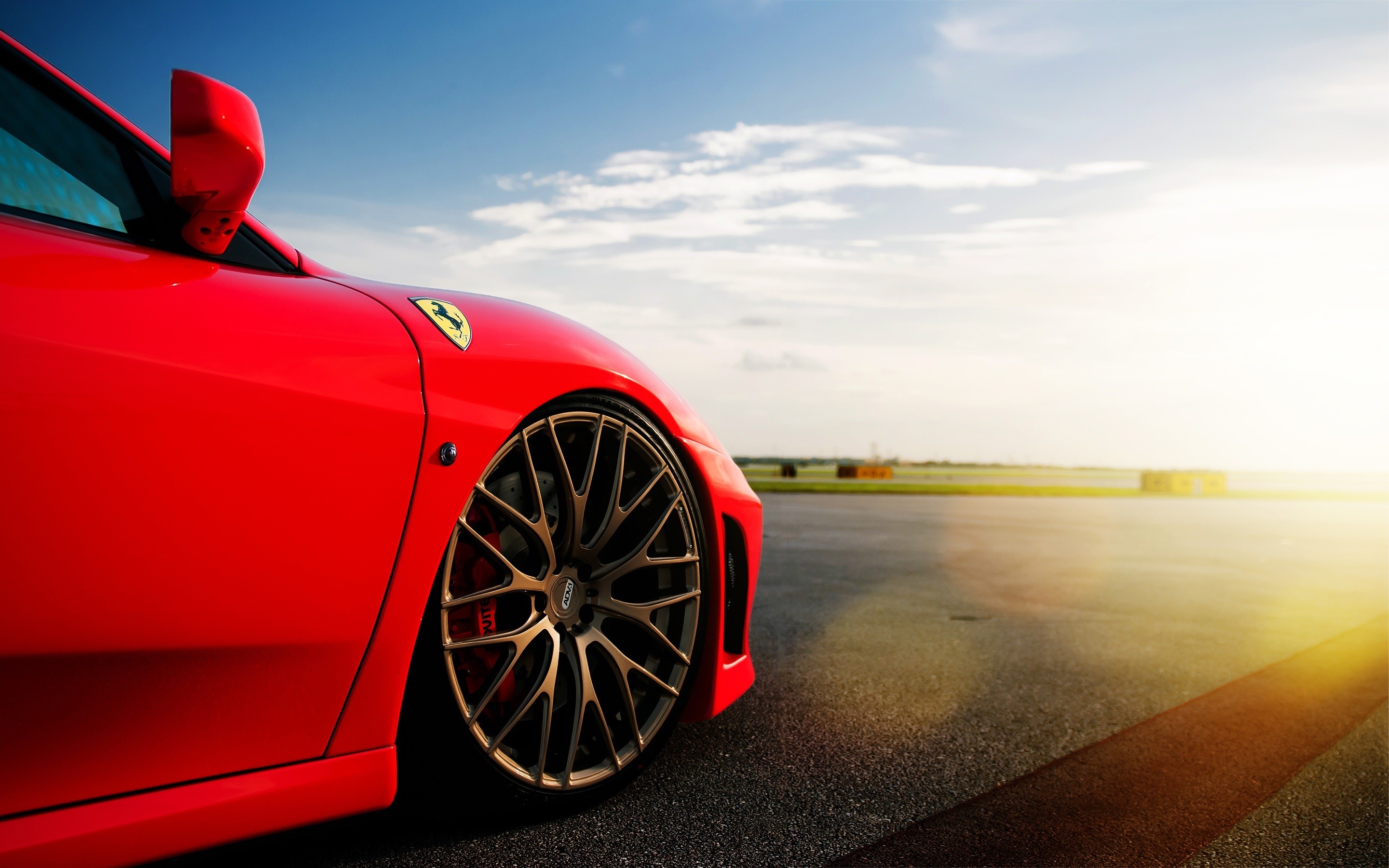 Ferrari F430, Cerchi in lega, Controluce, 2880x1800, sfondo per PC