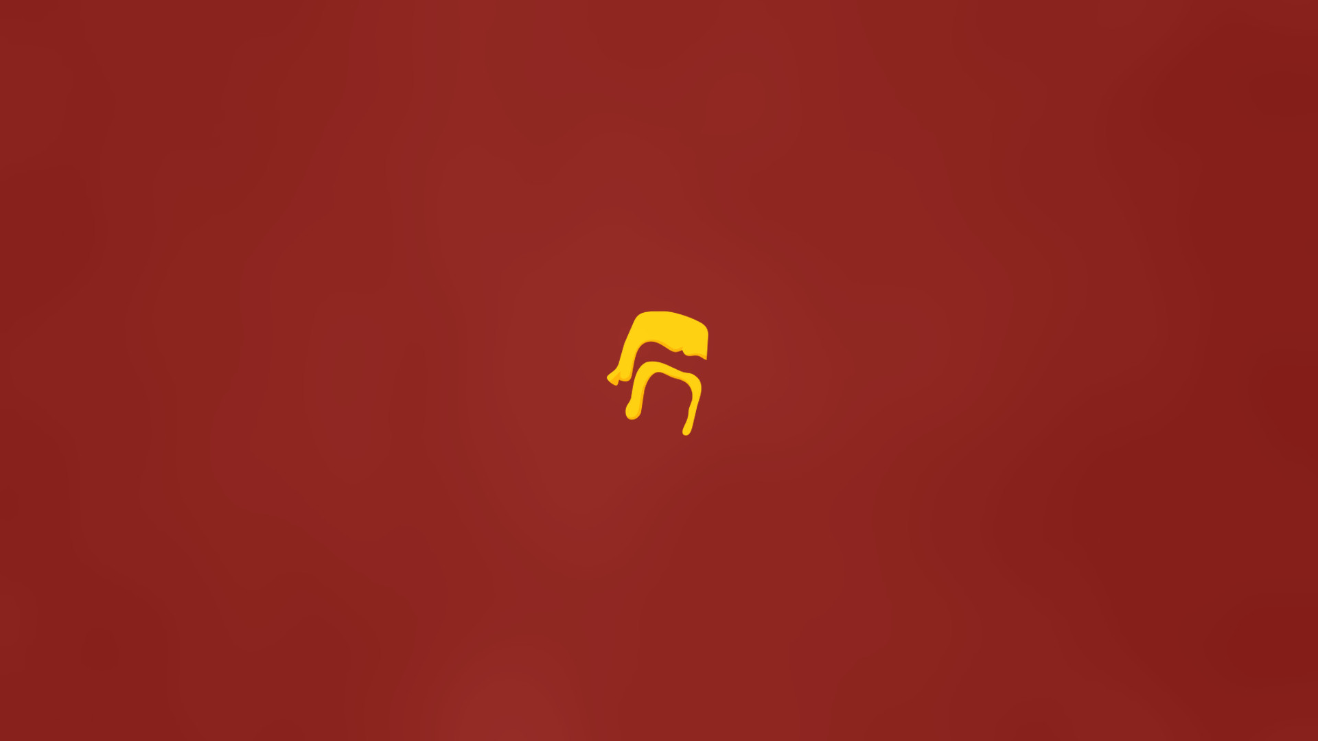 Clash of Clans, Elmetto del Barbaro, Minimalista, Sfondo rosso, Full HD, wallpaper desktop