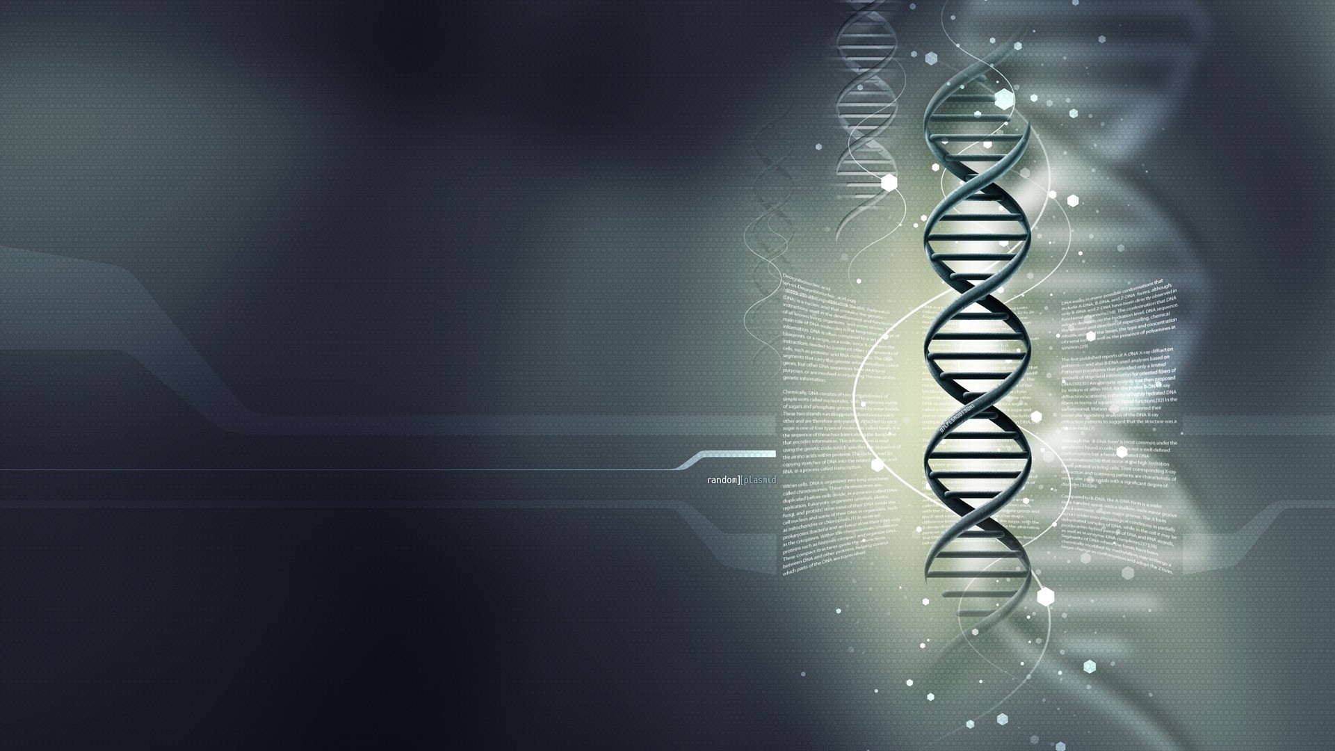 DNA, Doppia elica, Tecnologia, Grigio, sfondo desktop
