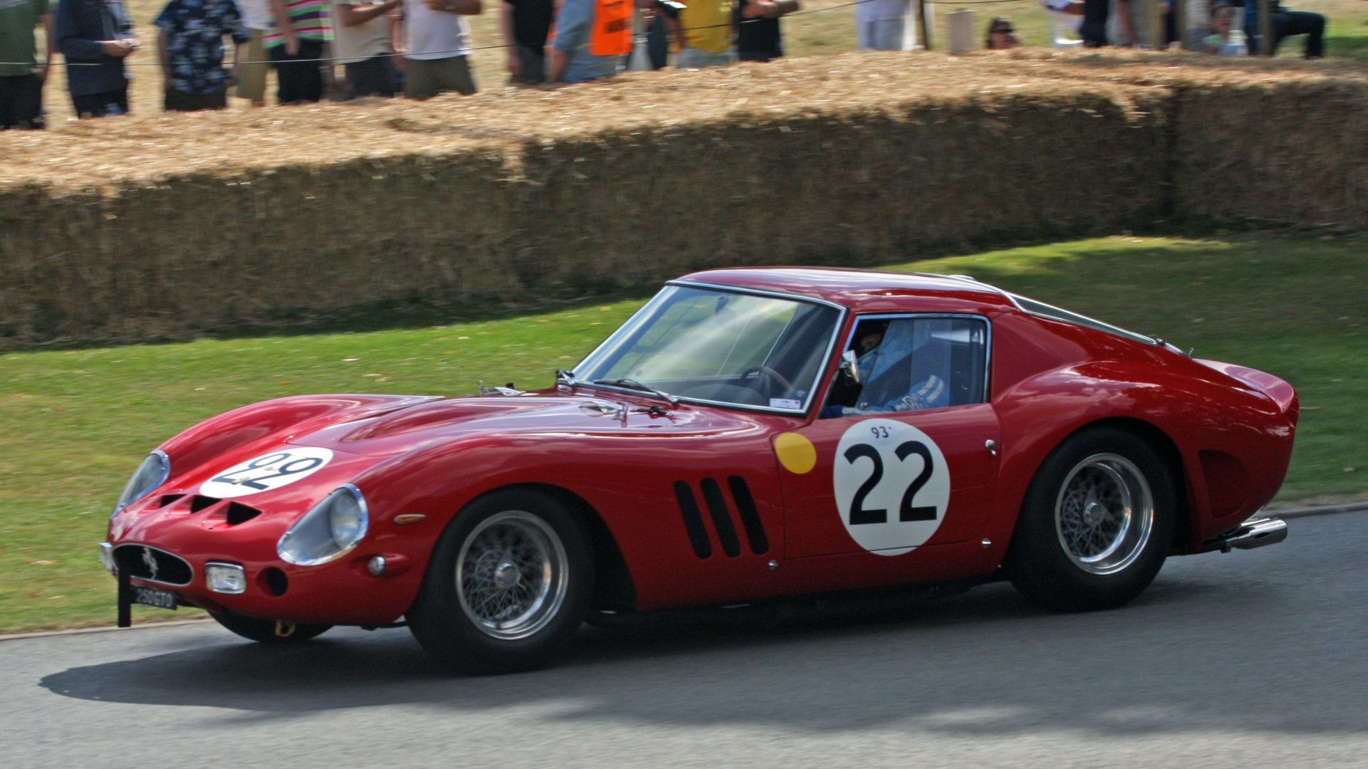 Ferrari 250 GTO, Ferrari, Auto d'epoca, Goodwood, 16:9 Full HD, sfondo widescreen