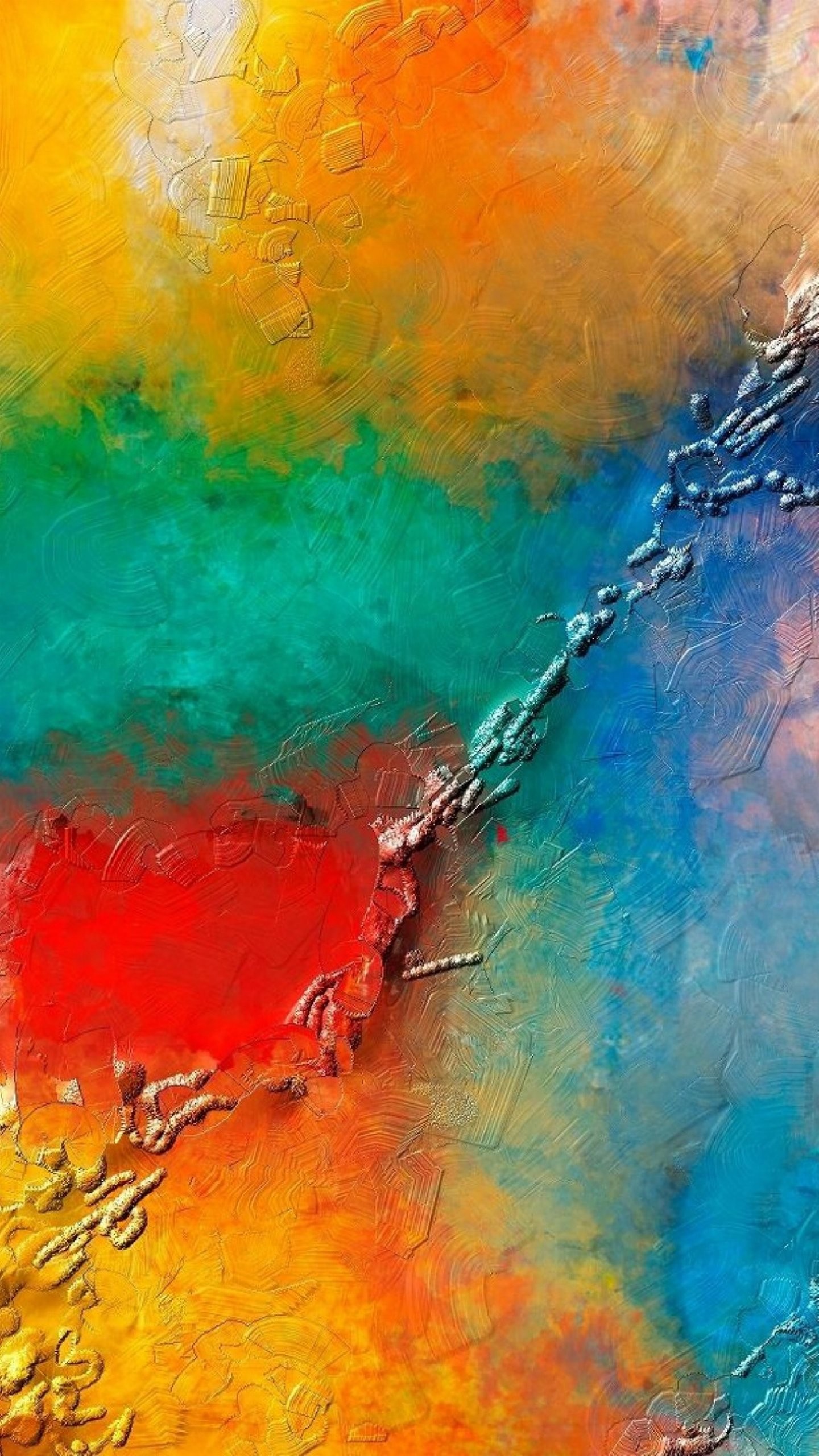 Pittura astratta, Colori vivaci, Texture, Arte, wallpaper per iPhone e Android