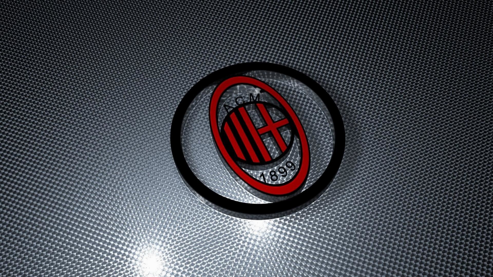 Stemma AC Milan, AC Milan, Fibra di carbonio, Full HD, sfondo per portatile