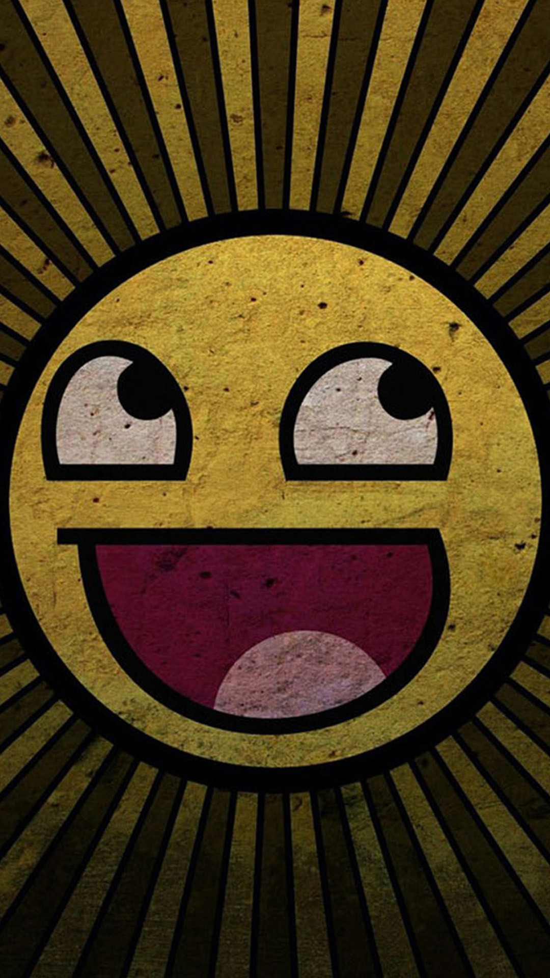 Awesome Face, Meme, Faccina, Raggi, sfondo per iPhone e Android
