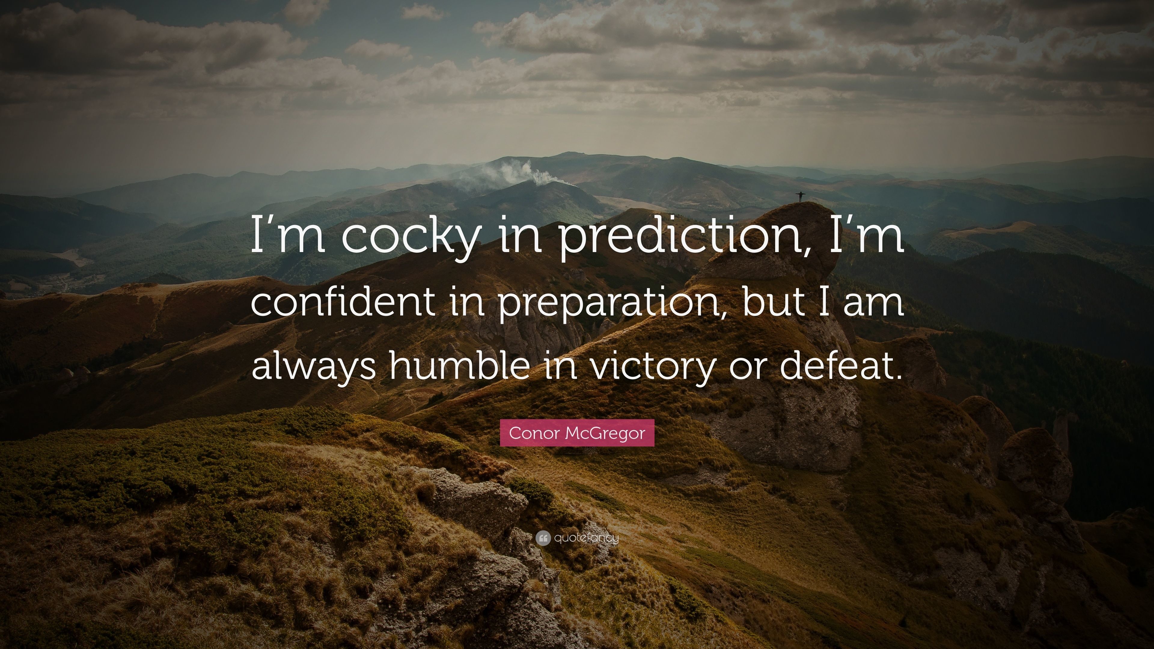Conor McGregor, Citazione, Colline, Paesaggio, 16:9 4K, sfondo widescreen