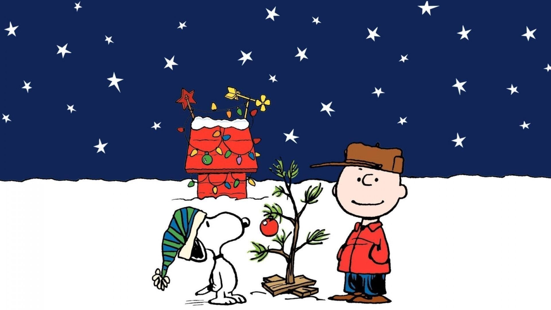 Snoopy, Charlie Brown, Un Natale da Charlie Brown, Albero di Natale, sfondo widescreen Full HD