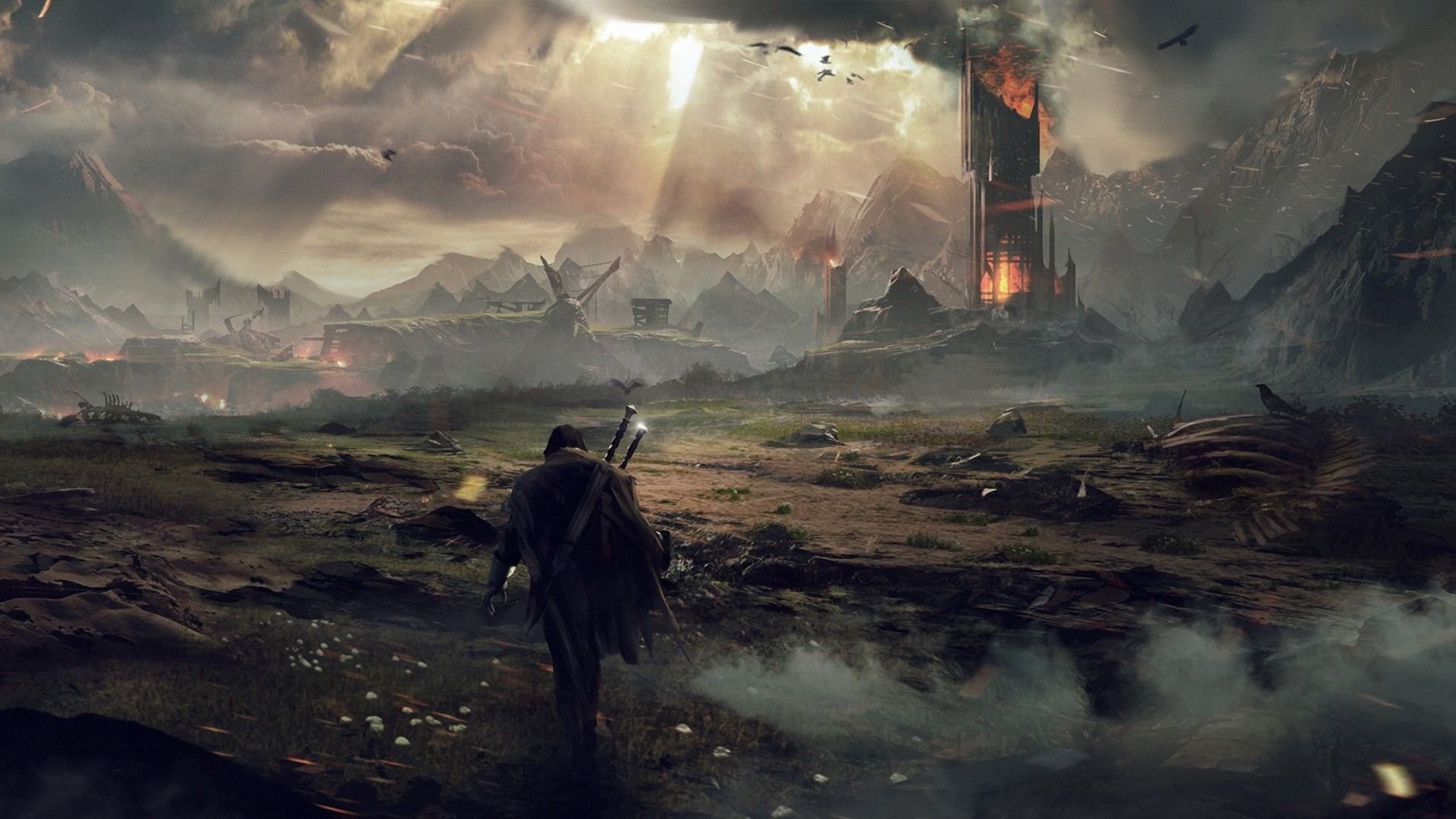 La Terra di Mezzo: L'ombra di Mordor, Talion, Mordor, Il Signore degli Anelli, sfondo 1080p