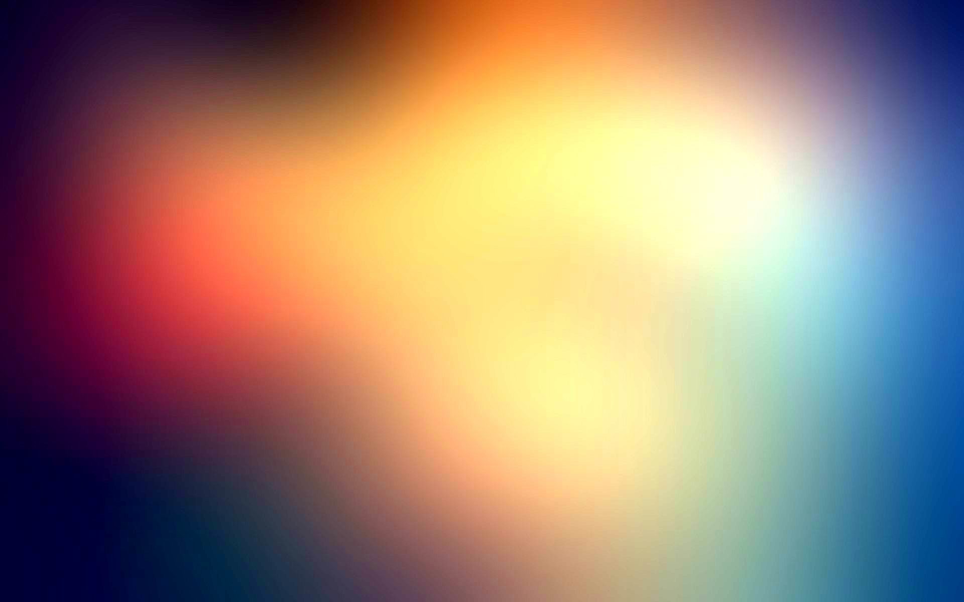 Sfocatura, Arcobaleno, Giallo, Blu, Astratto, Full HD, sfondo desktop
