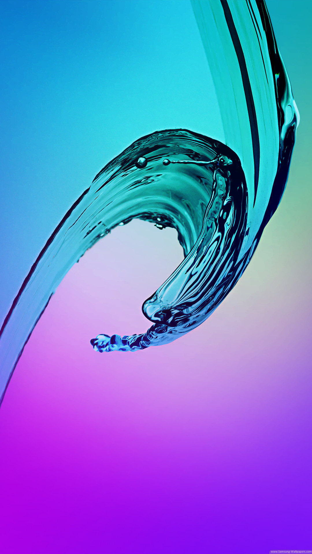 Spruzzo d'acqua, Sfumatura viola, Astratto, Full HD, schermata di blocco del cellulare