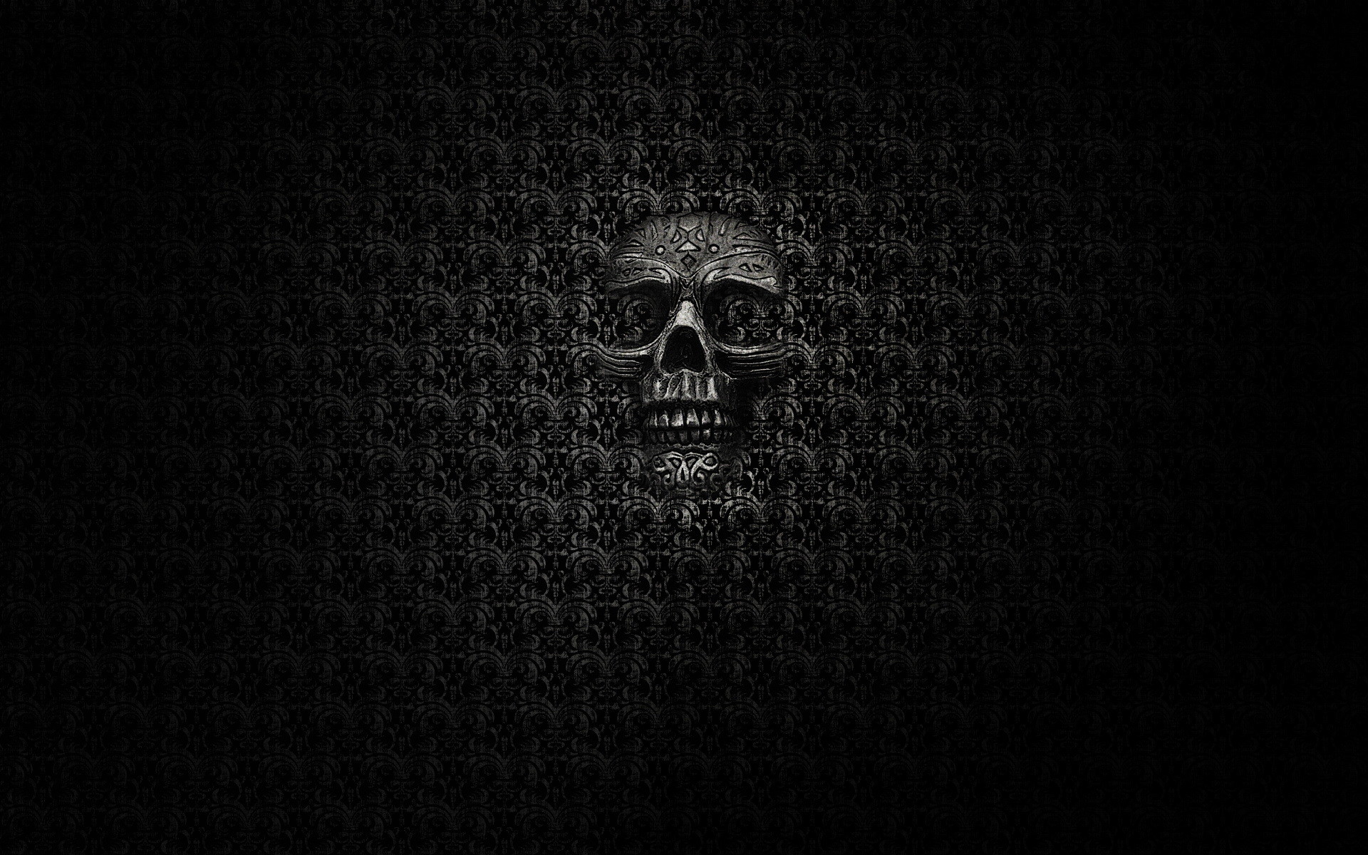 Teschio, Texture scura, Minimalista, 1920x1200, sfondo per PC
