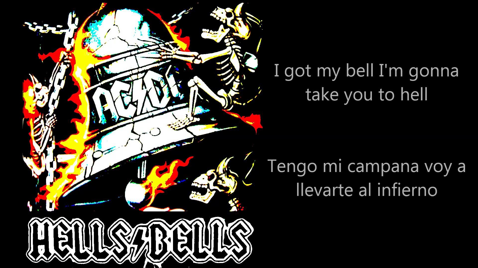 AC/DC, Hells Bells, Campana, Testo canzone, Full HD, sfondo per portatile