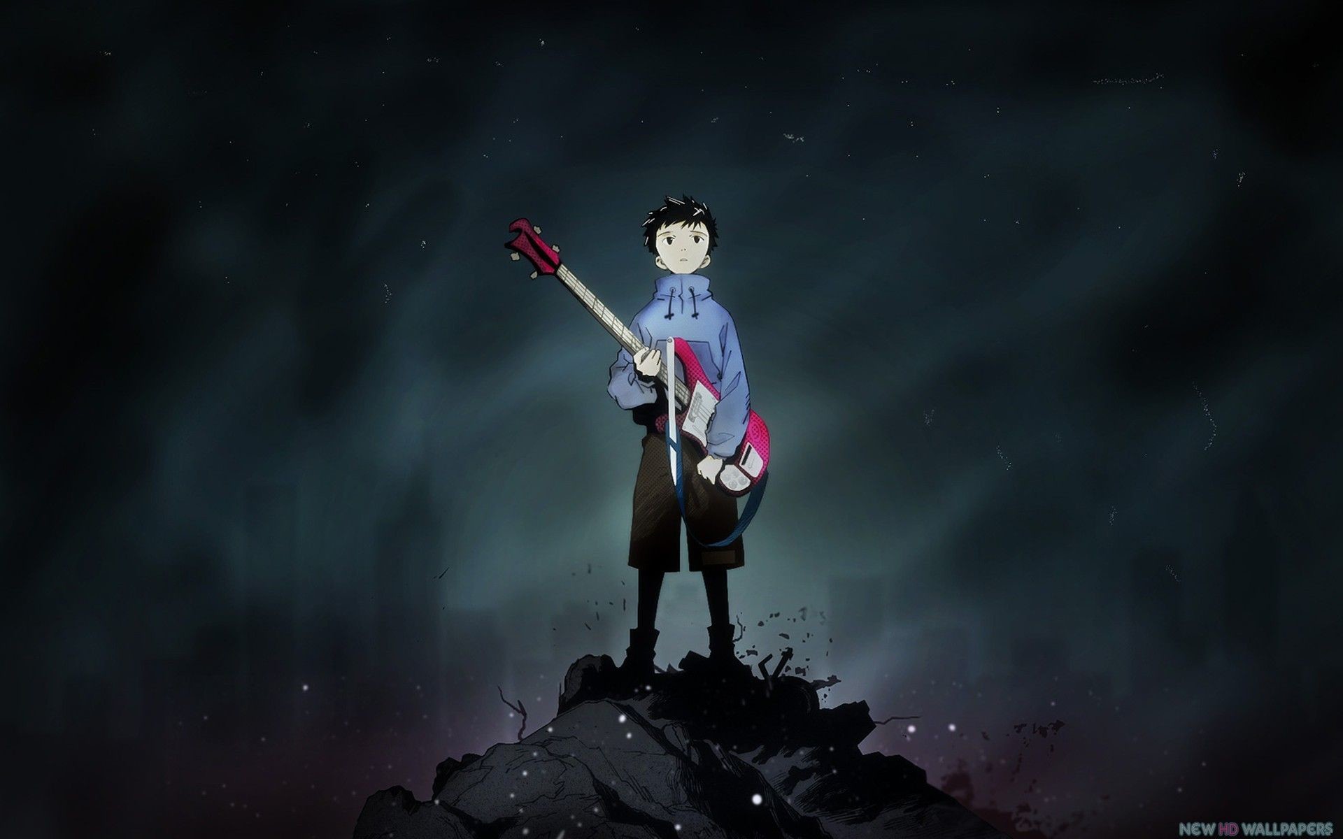 FLCL, Naota Nandaba, Chitarra, Anime, 1920x1200, immagine di sfondo