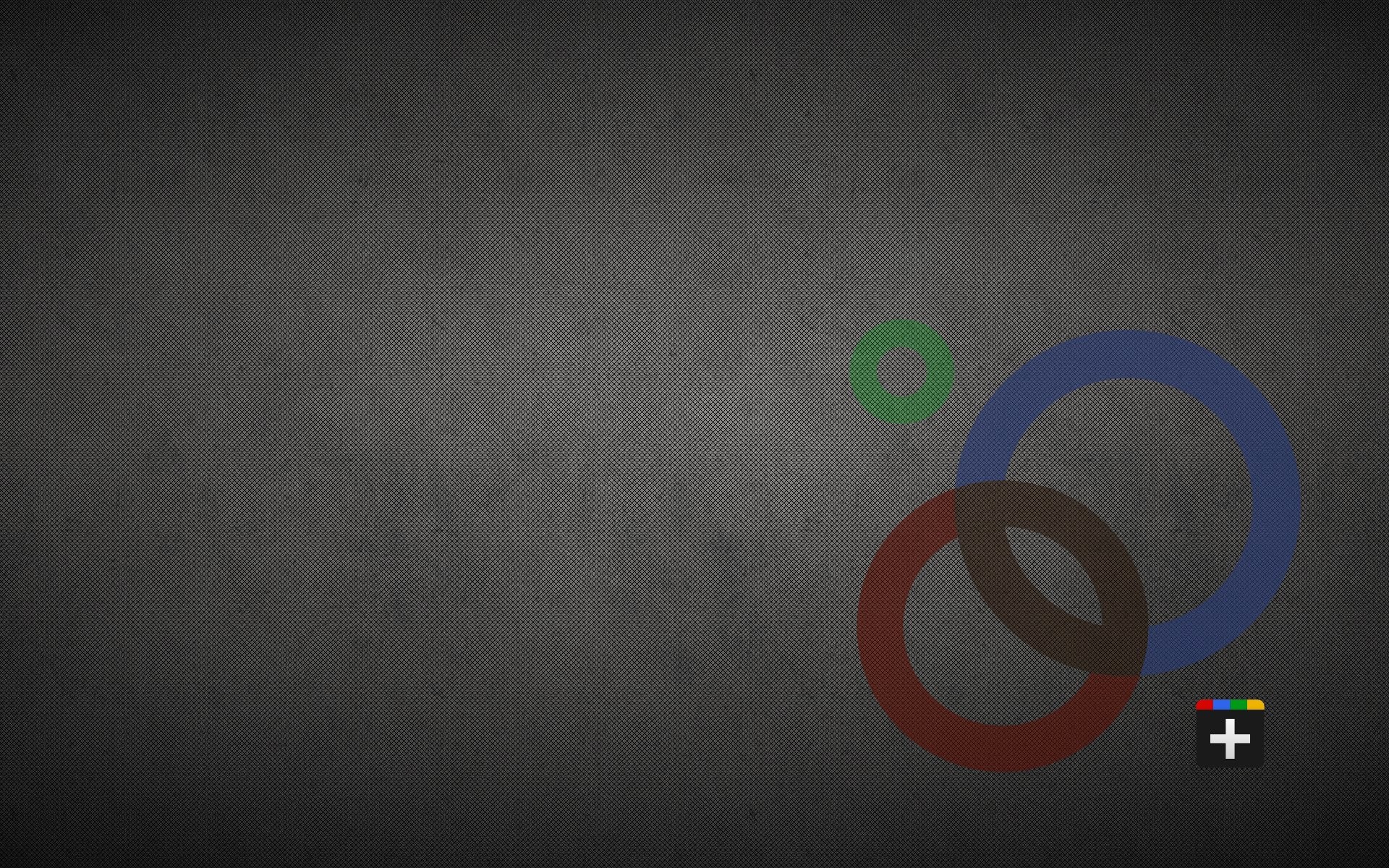 Google+, Logo, Cerchi, Grigio scuro, Full HD, wallpaper desktop