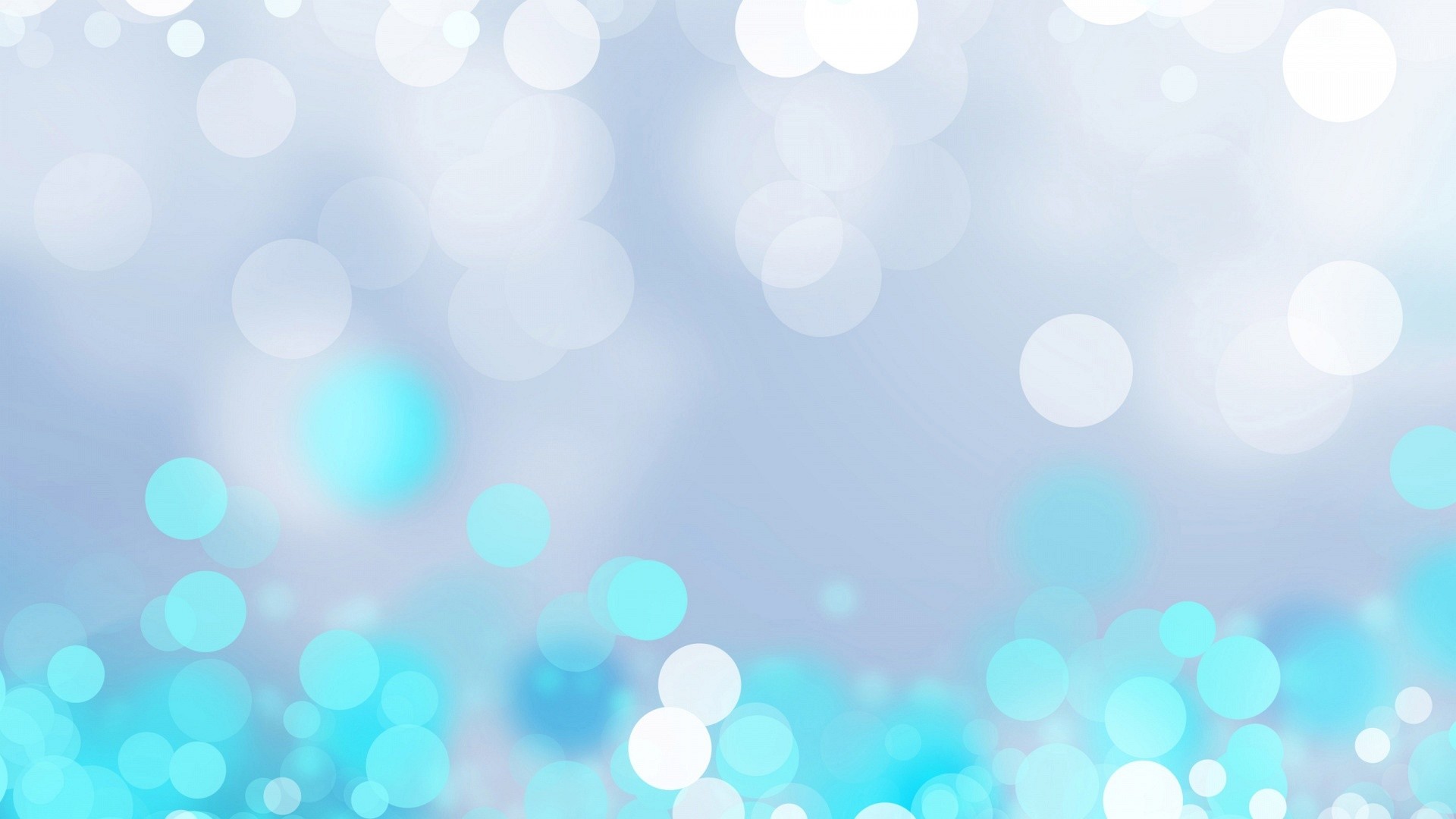 Bokeh, Azzurro, Bianco, Full HD, sfondo per PC