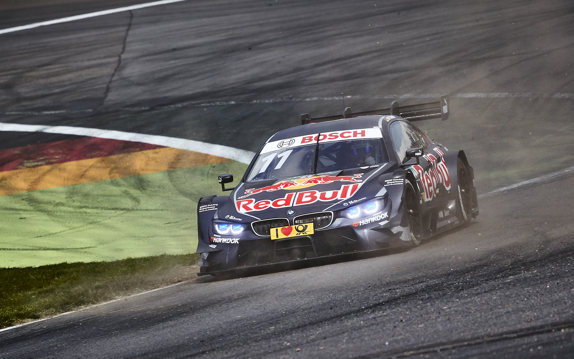 BMW M4 DTM, BMW Motorsport, Red Bull, DTM, Pista, 1920x1200, sfondo MacBook Pro