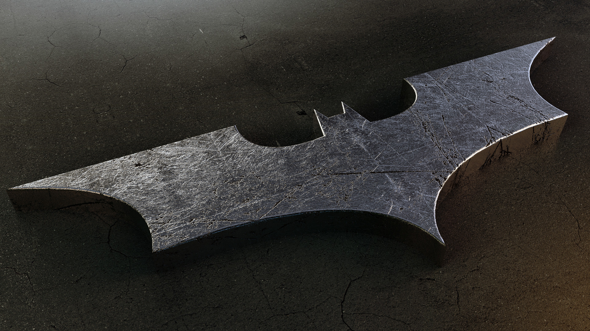 Batarang, Batman, Il cavaliere oscuro, Metallo, 1920x1080, immagine di sfondo