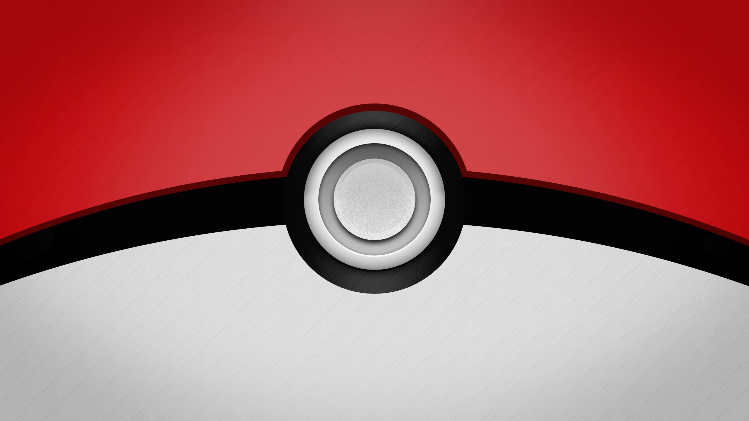 Poké Ball, Pokémon, Primo piano, Rosso e bianco, 2K, sfondo Windows 11