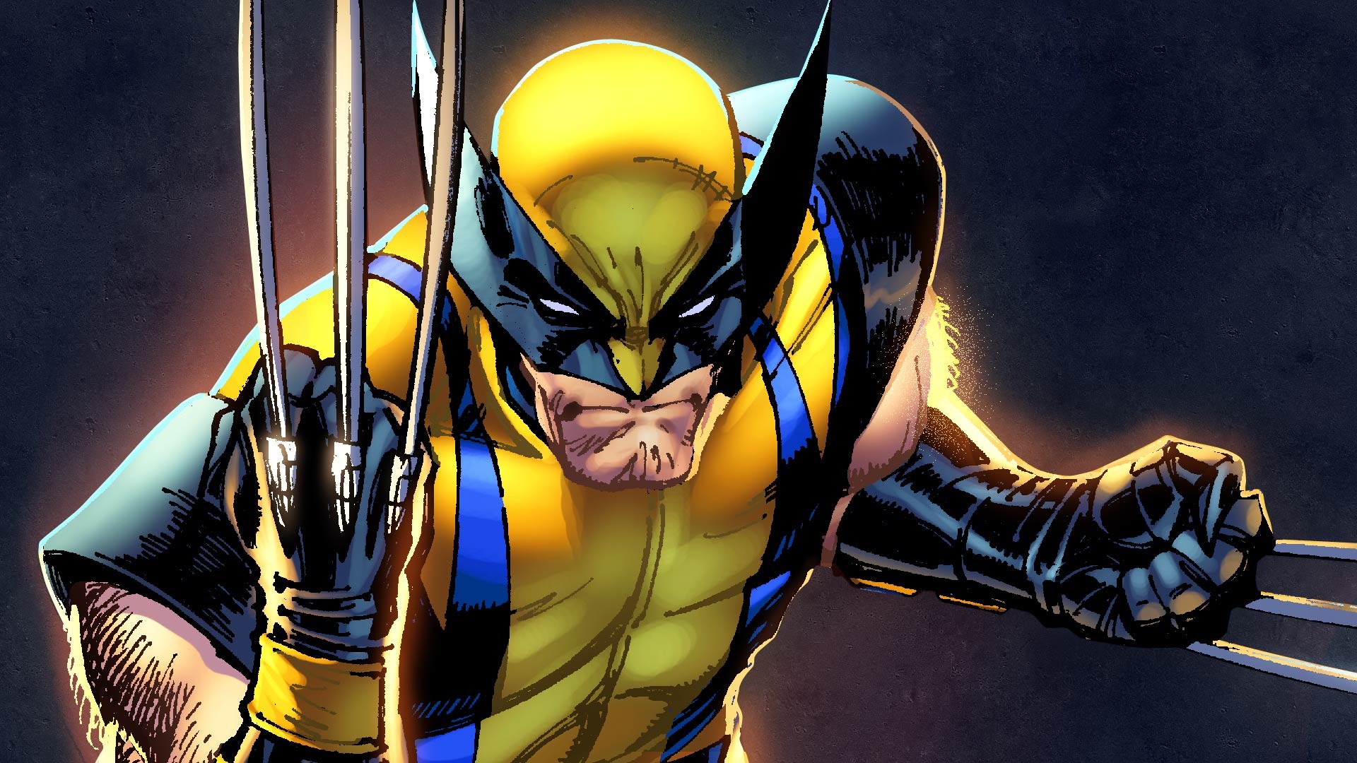 Wolverine, Marvel Comics, X-Men, Artigli, Full HD, sfondo Windows 11